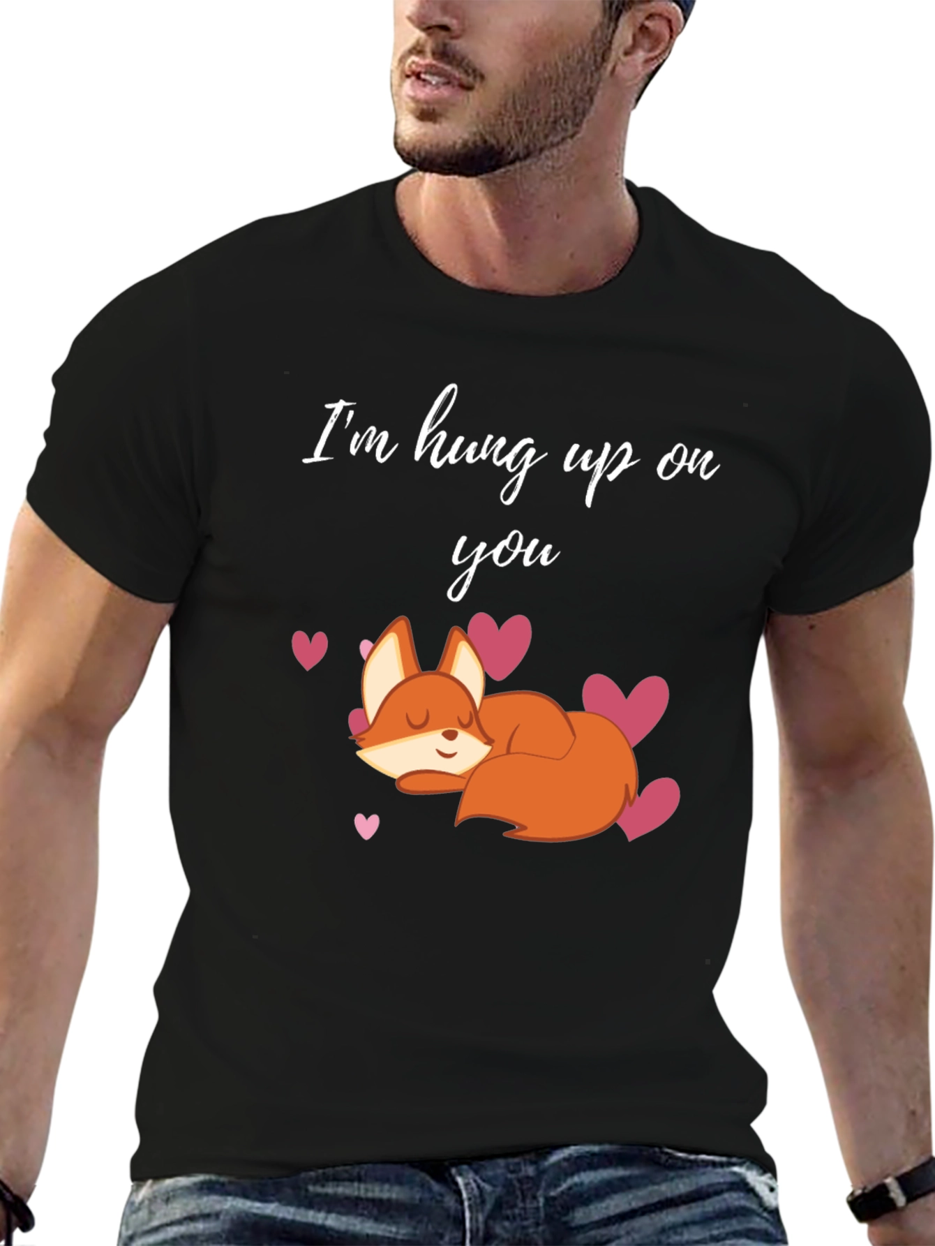 Im Hung Up On You Fox Valentines Day T-Shirt