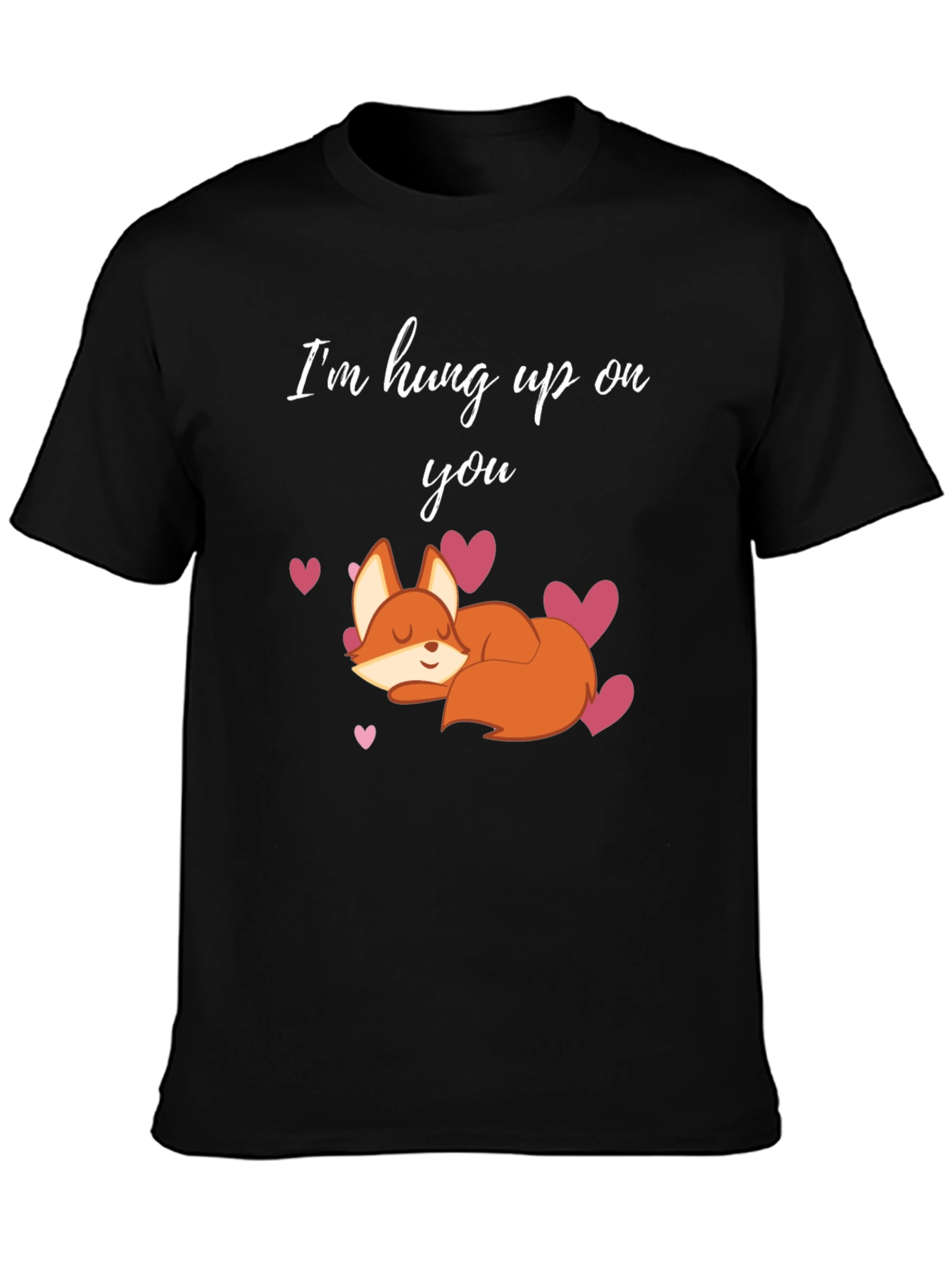 Im Hung Up On You Fox Valentines Day T-Shirt