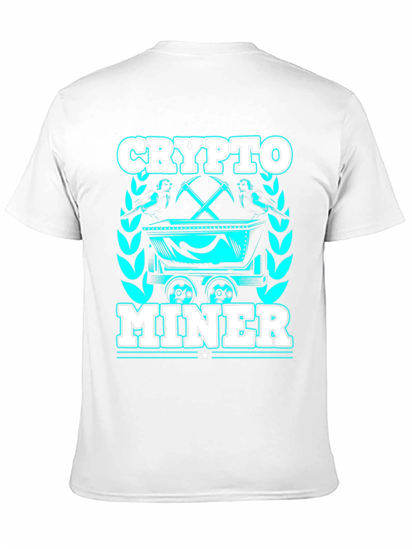 Crypto Miner Graphic T-Shirt - Black