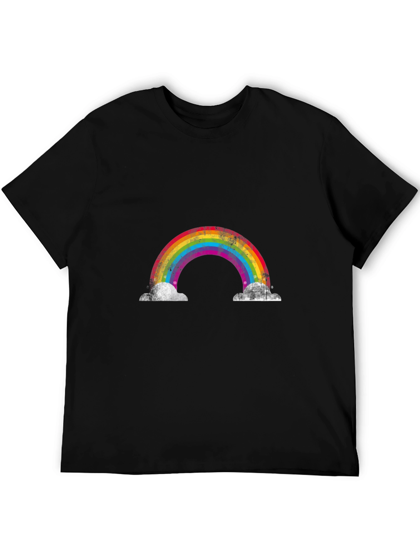 Retro Rainbow Graphic T-Shirt