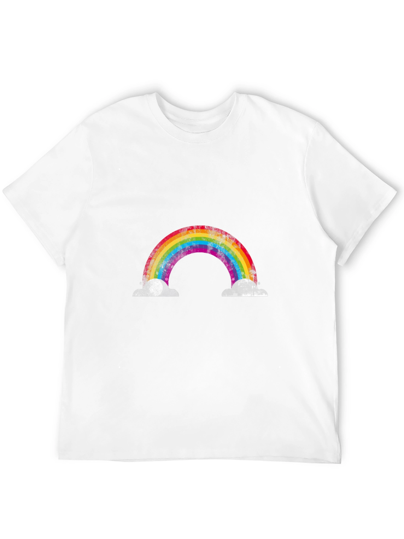 Retro Rainbow Graphic T-Shirt