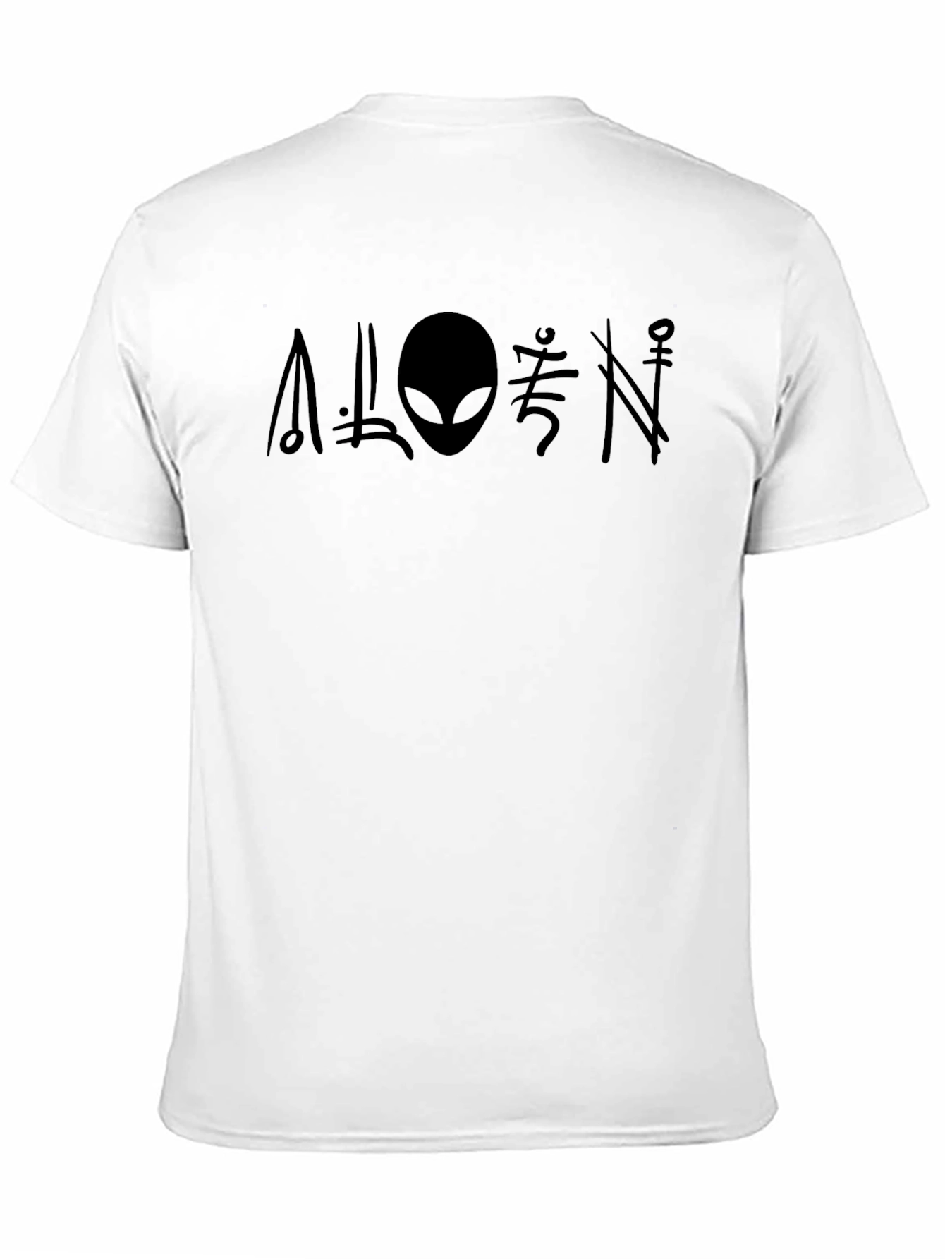 Alien Graphic Print Crew Neck T-Shirt