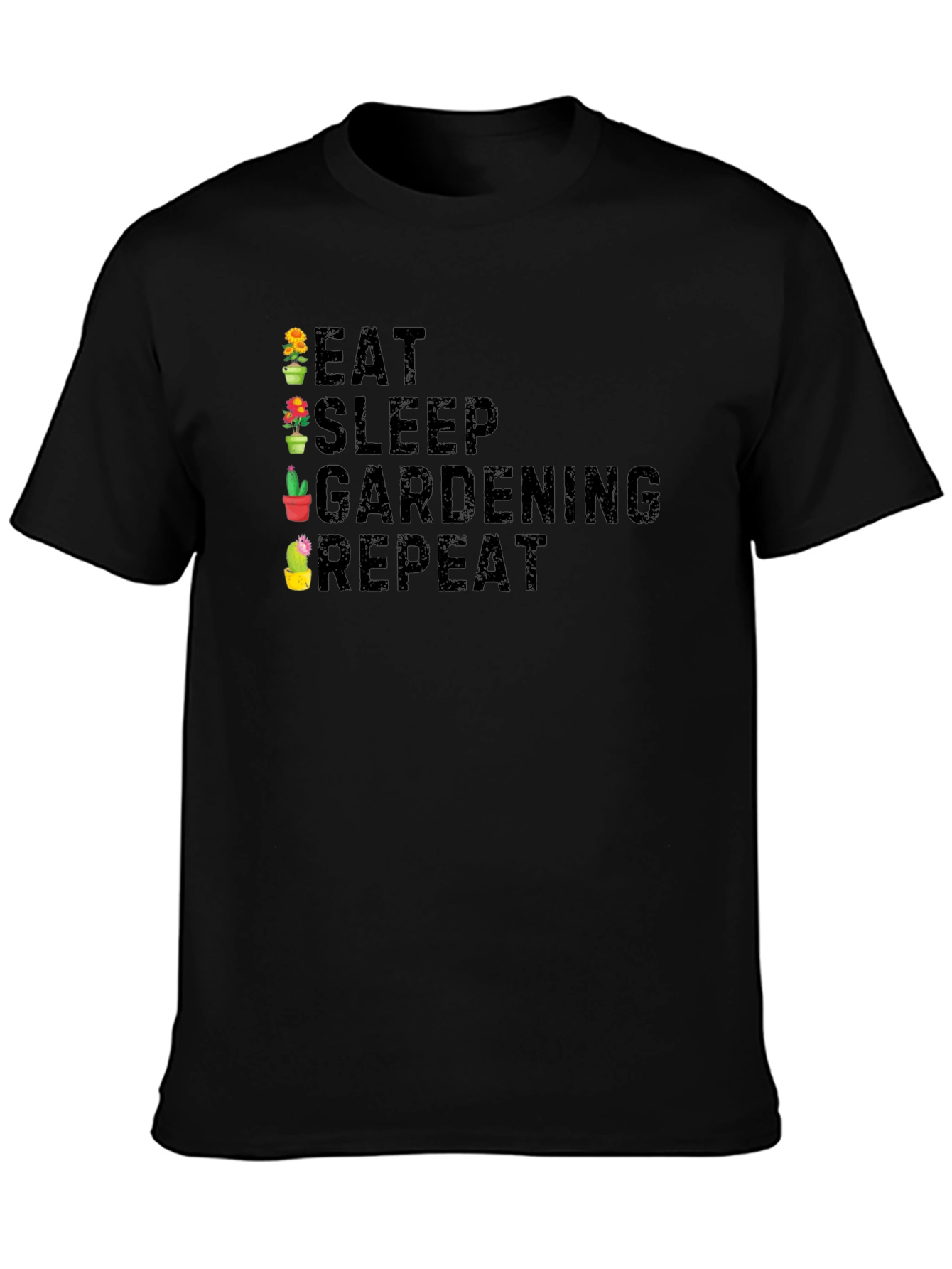 Eat Sleep Gardening Repeat T-Shirt
