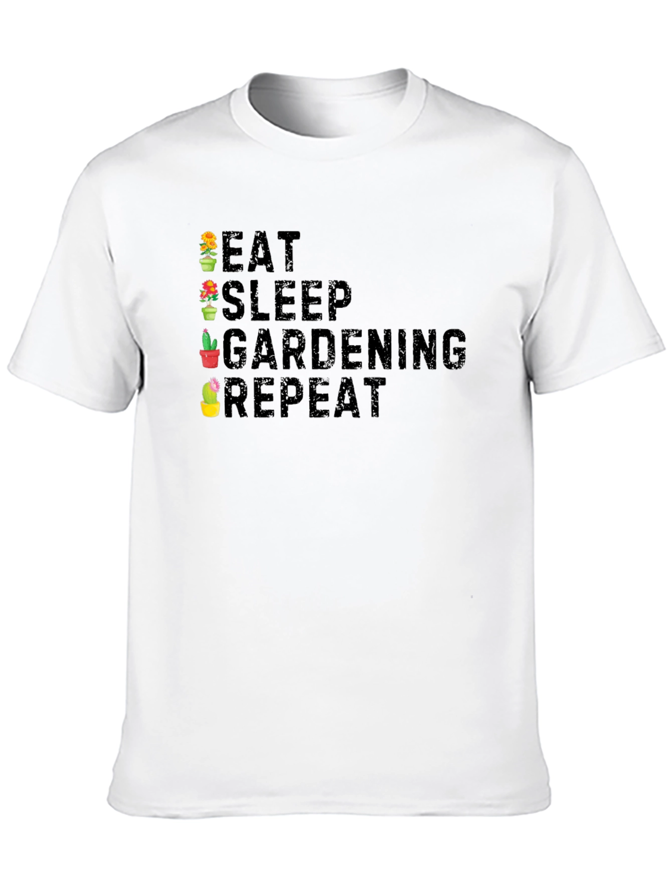 Eat Sleep Gardening Repeat T-Shirt