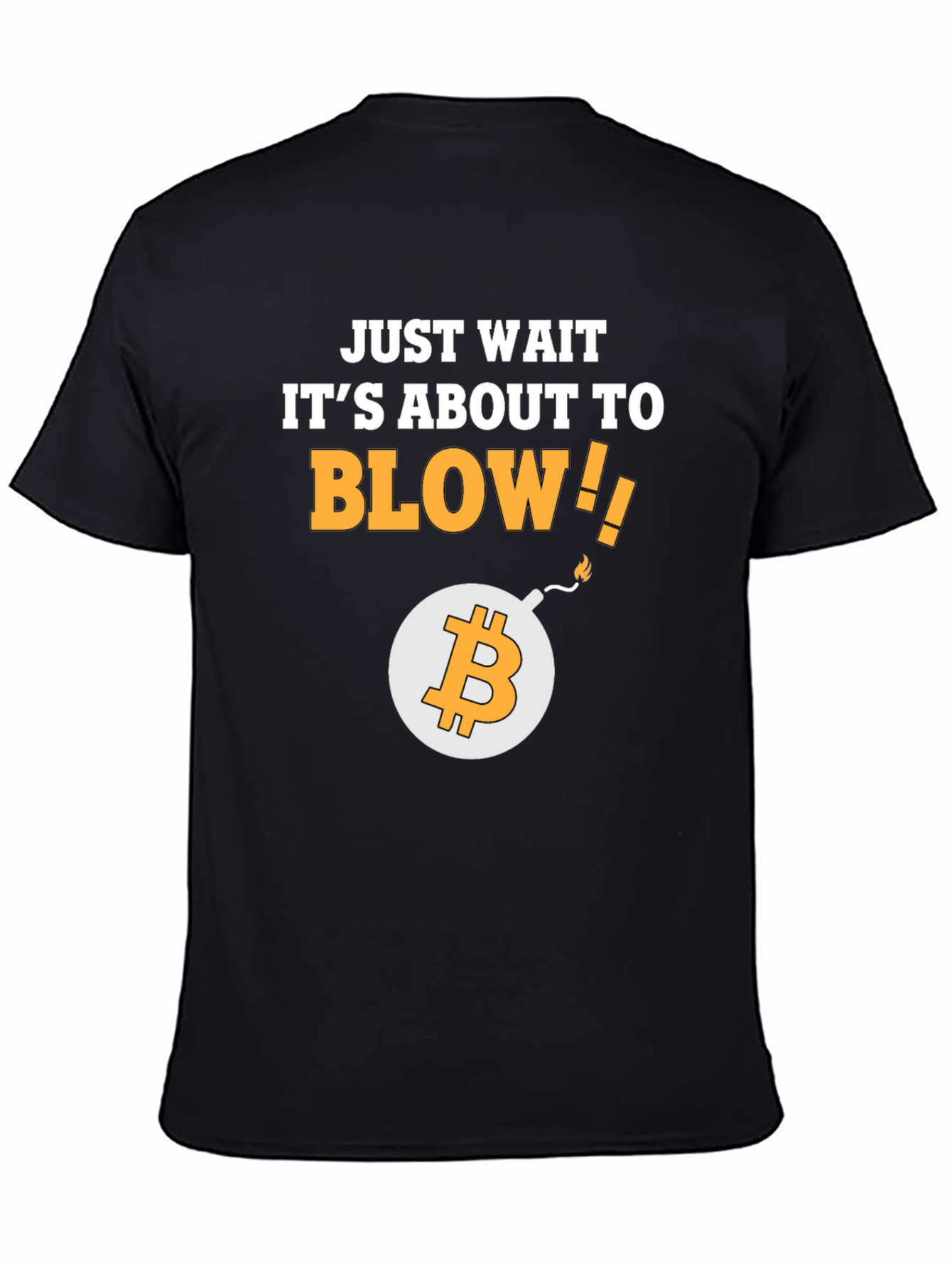 Bitcoin Blow Up Graphic T-Shirt Crypto Tee