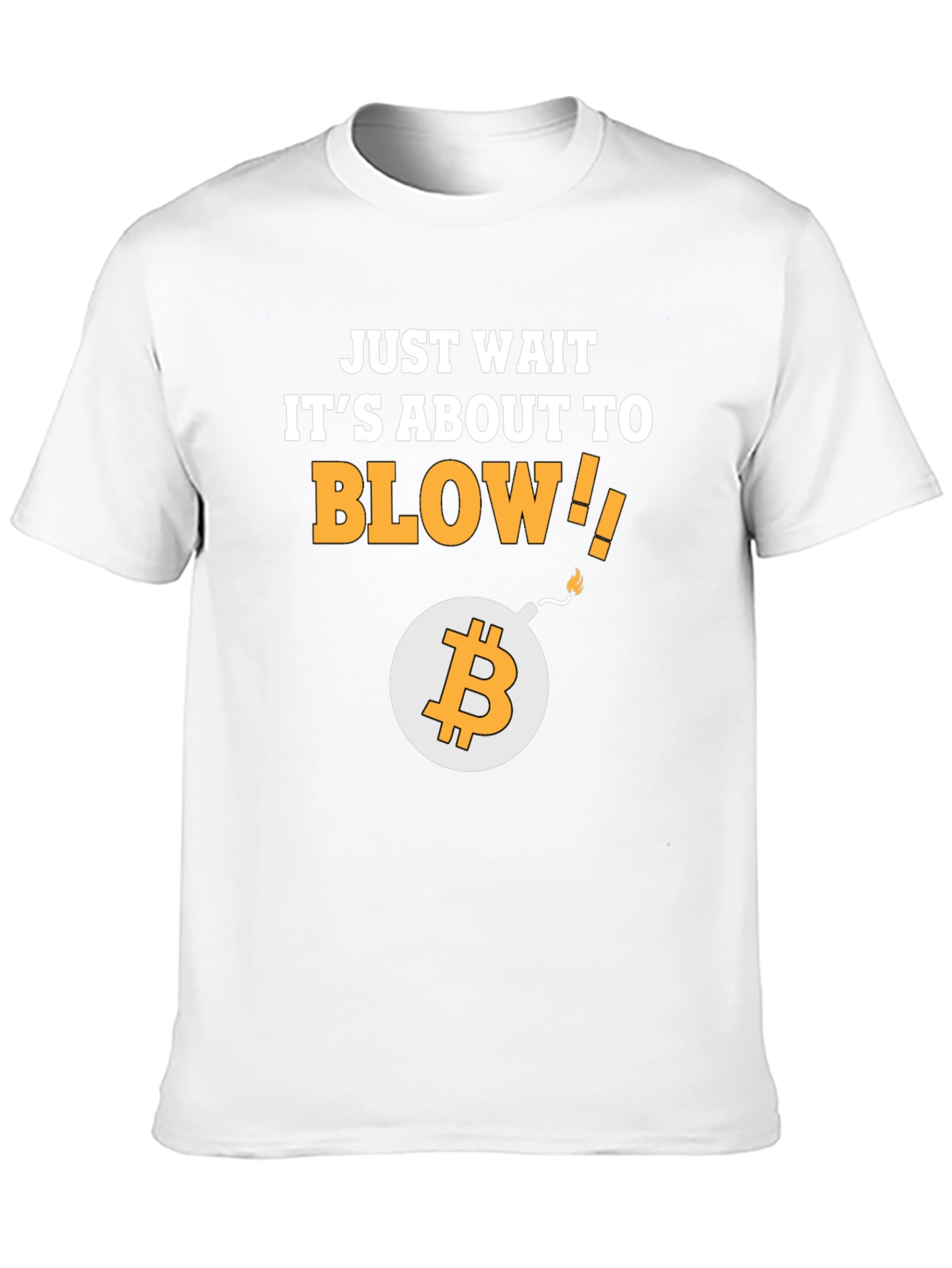 Bitcoin Blow Up Graphic T-Shirt Crypto Tee