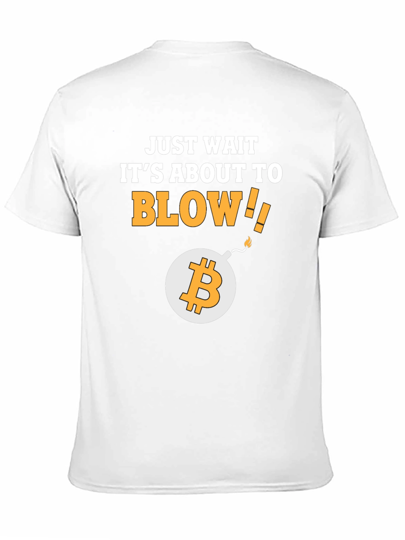 Bitcoin Blow Up Graphic T-Shirt Crypto Tee
