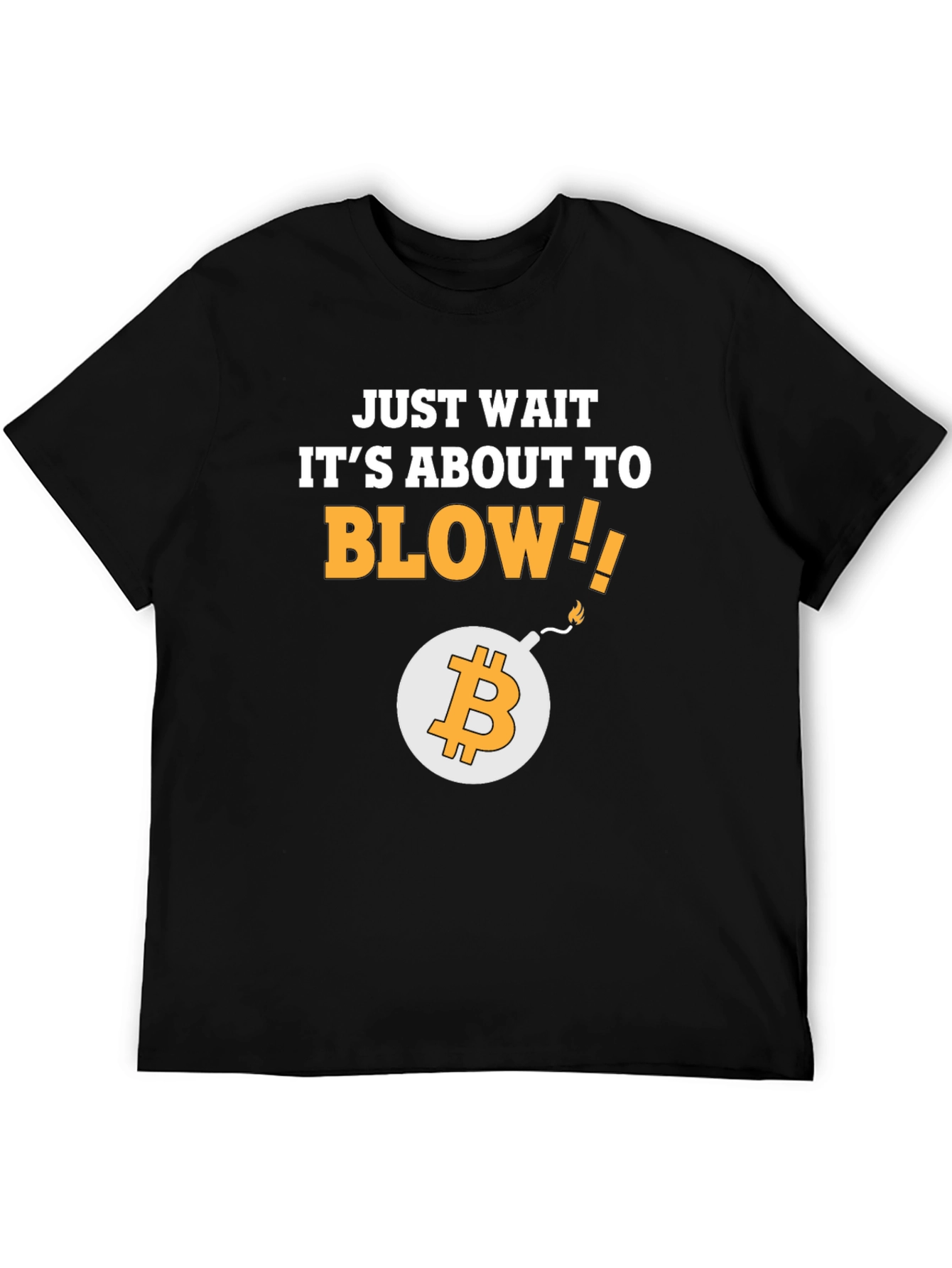 Bitcoin Blow Up Graphic T-Shirt Crypto Tee