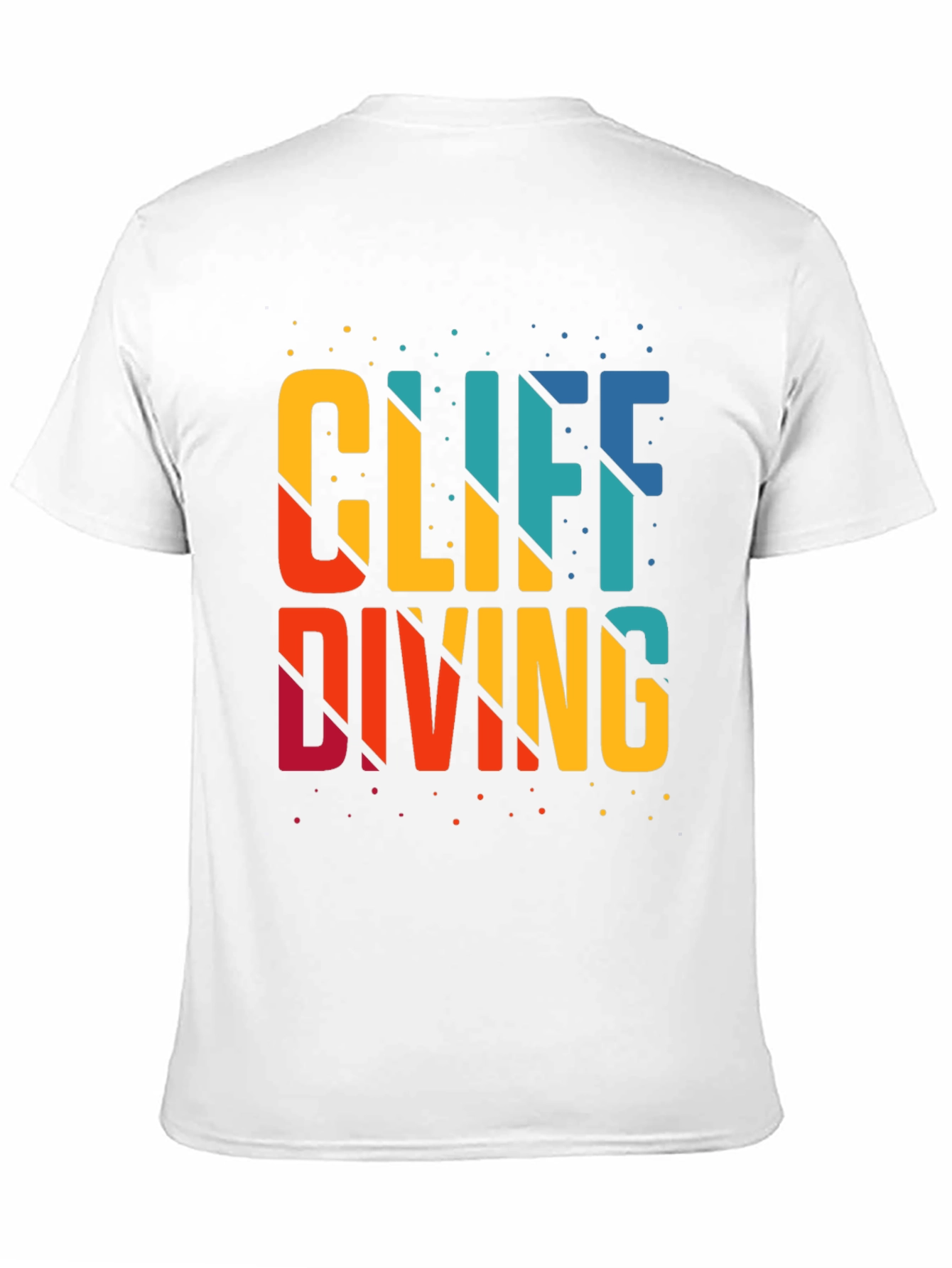 Cliff Diving Graphic T-Shirt - Black Tee