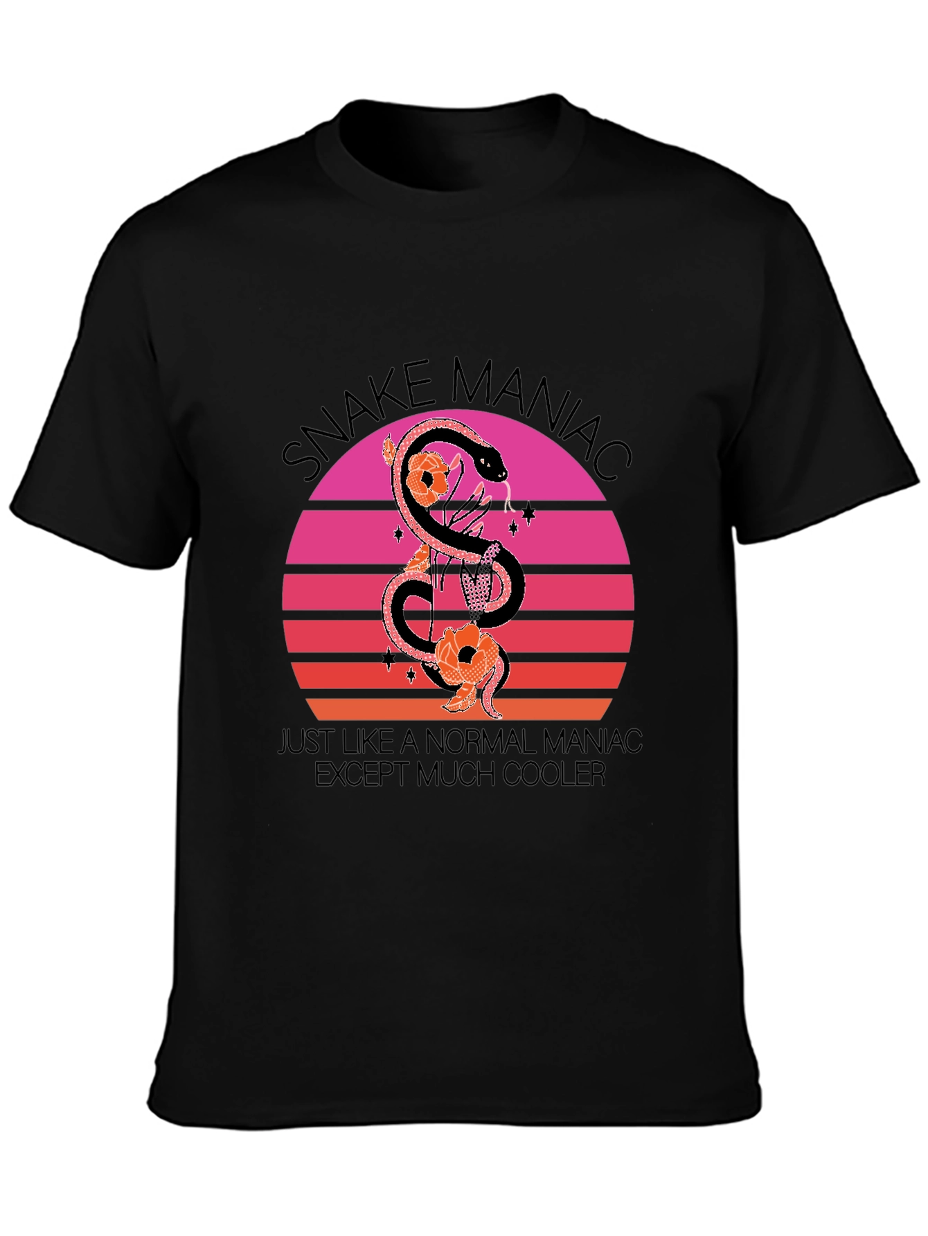 Snake Maniac Graphic Tee - Cool & Unique Design
