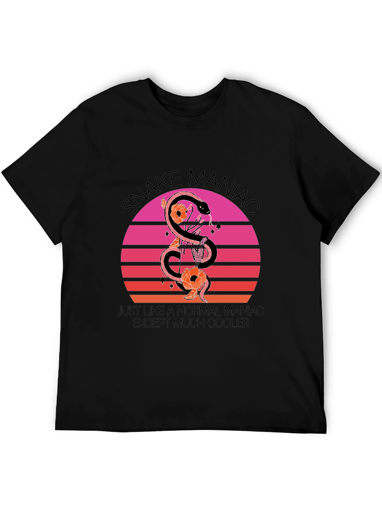 Snake Maniac Graphic Tee - Cool & Unique Design