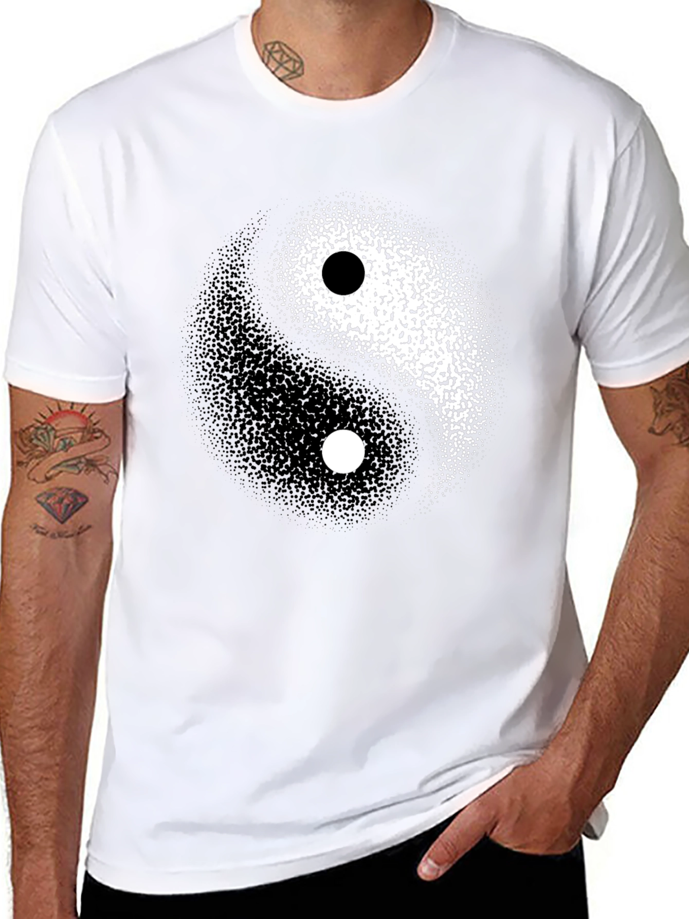Yin Yang Graphic Tee - Balance & Style
