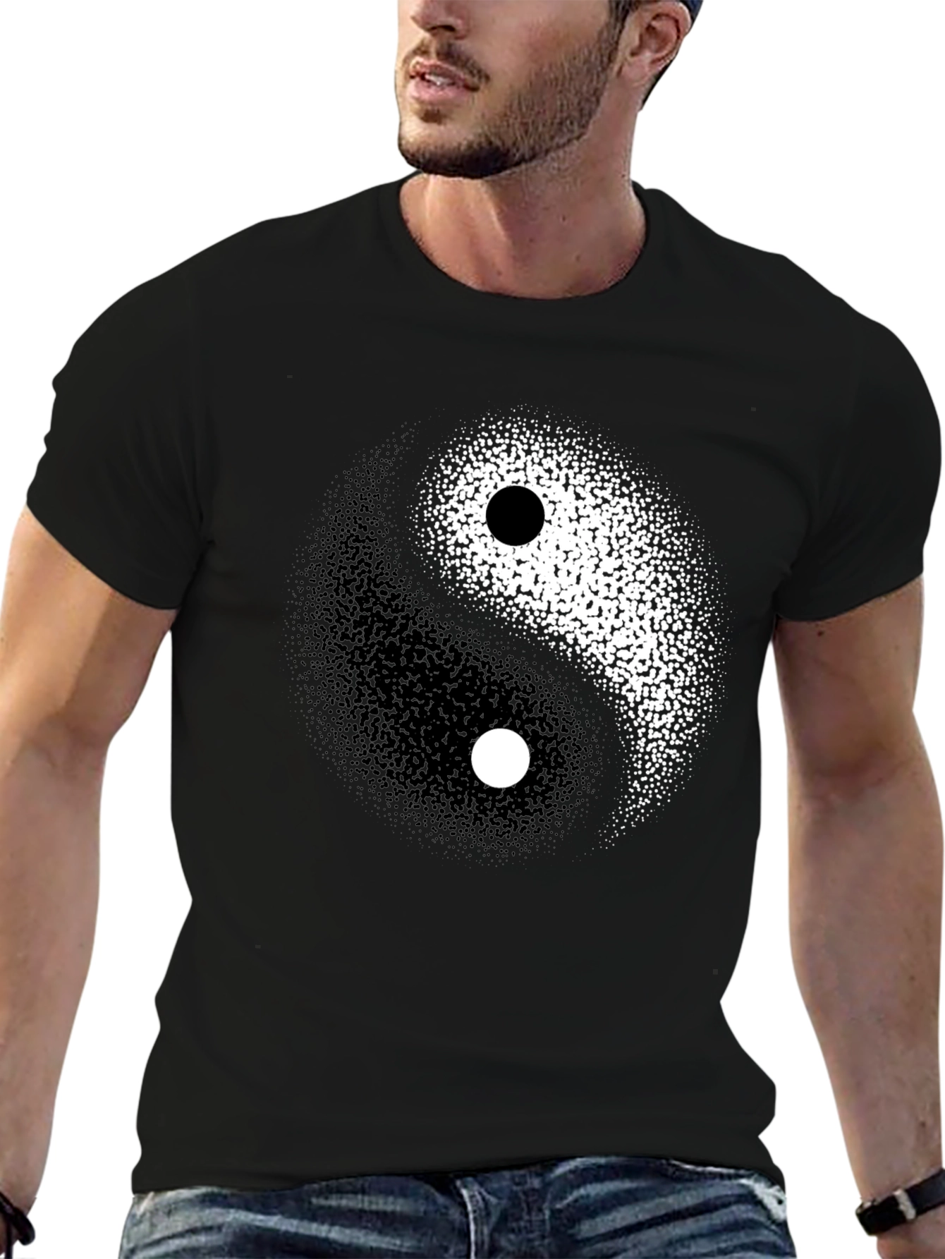 Yin Yang Graphic Tee - Balance & Style