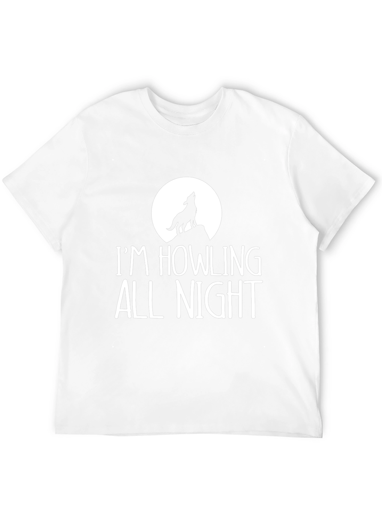 Howling All Night Graphic Tee - Black