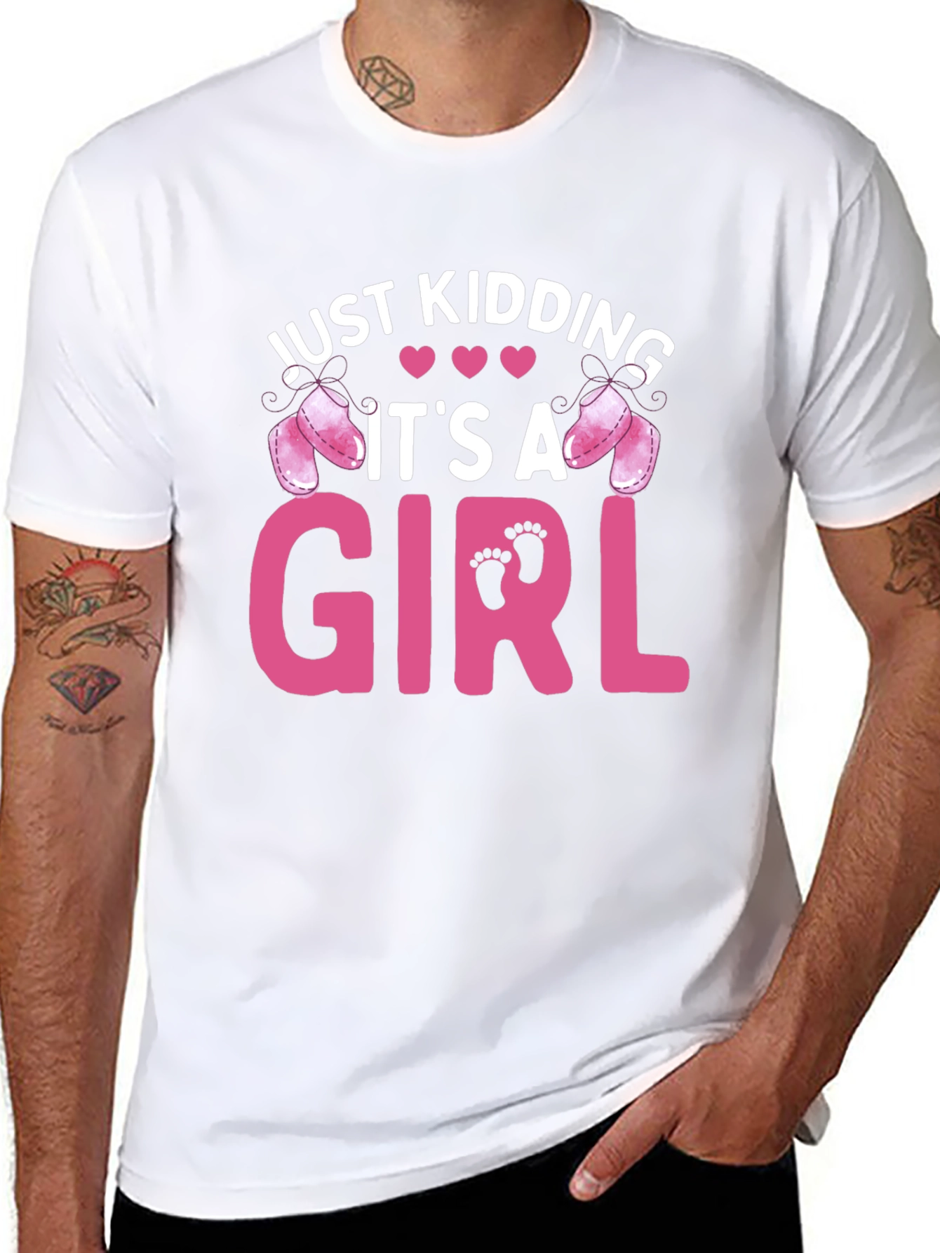 Its a Girl T-Shirt - Baby Shower Reveal Tee