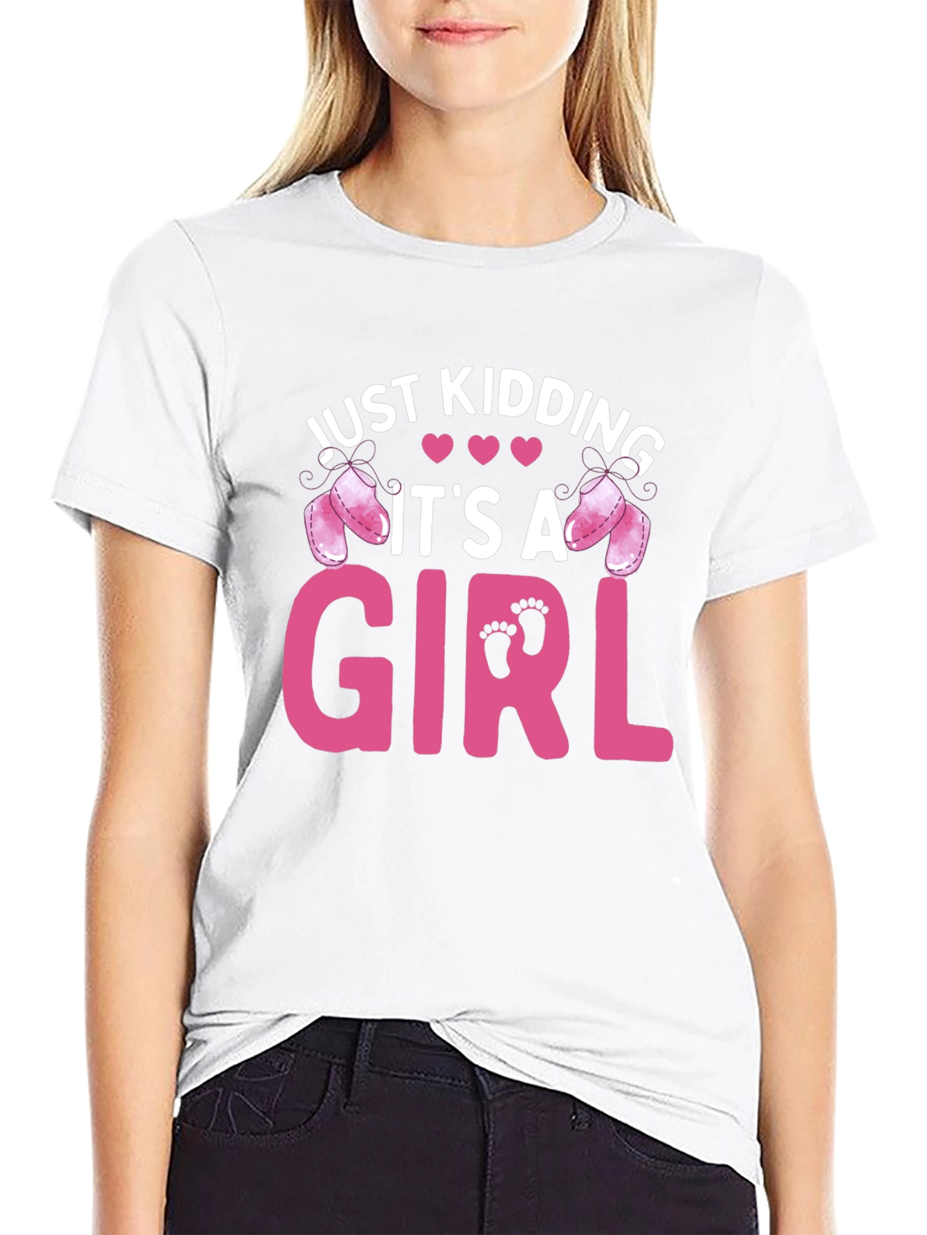 Its a Girl T-Shirt - Baby Shower Reveal Tee