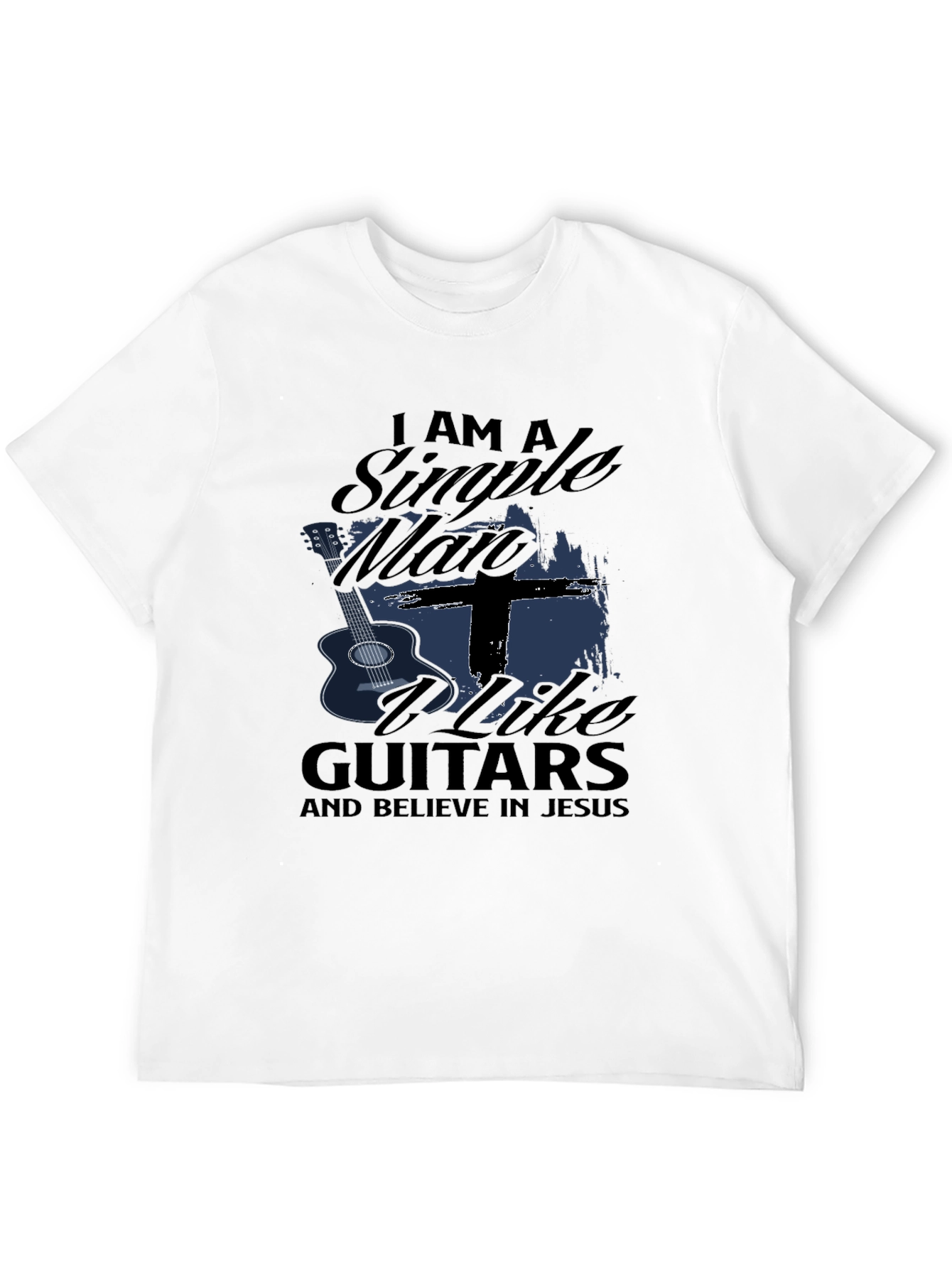 Single Man Guitars & Jesus Black Tee