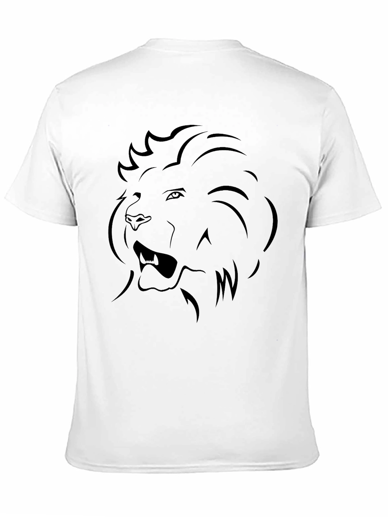 Lion Graphic Tee - Mens Black T-Shirt