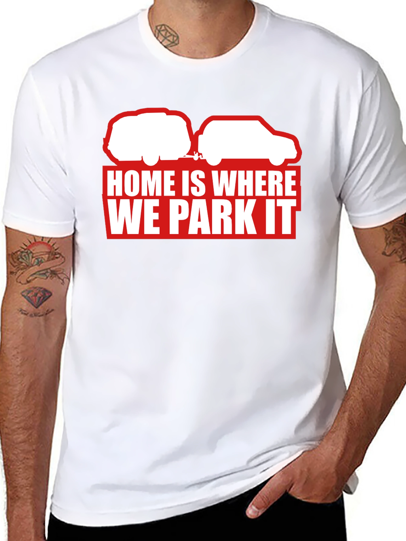 Home Is Where We Park It T-Shirt