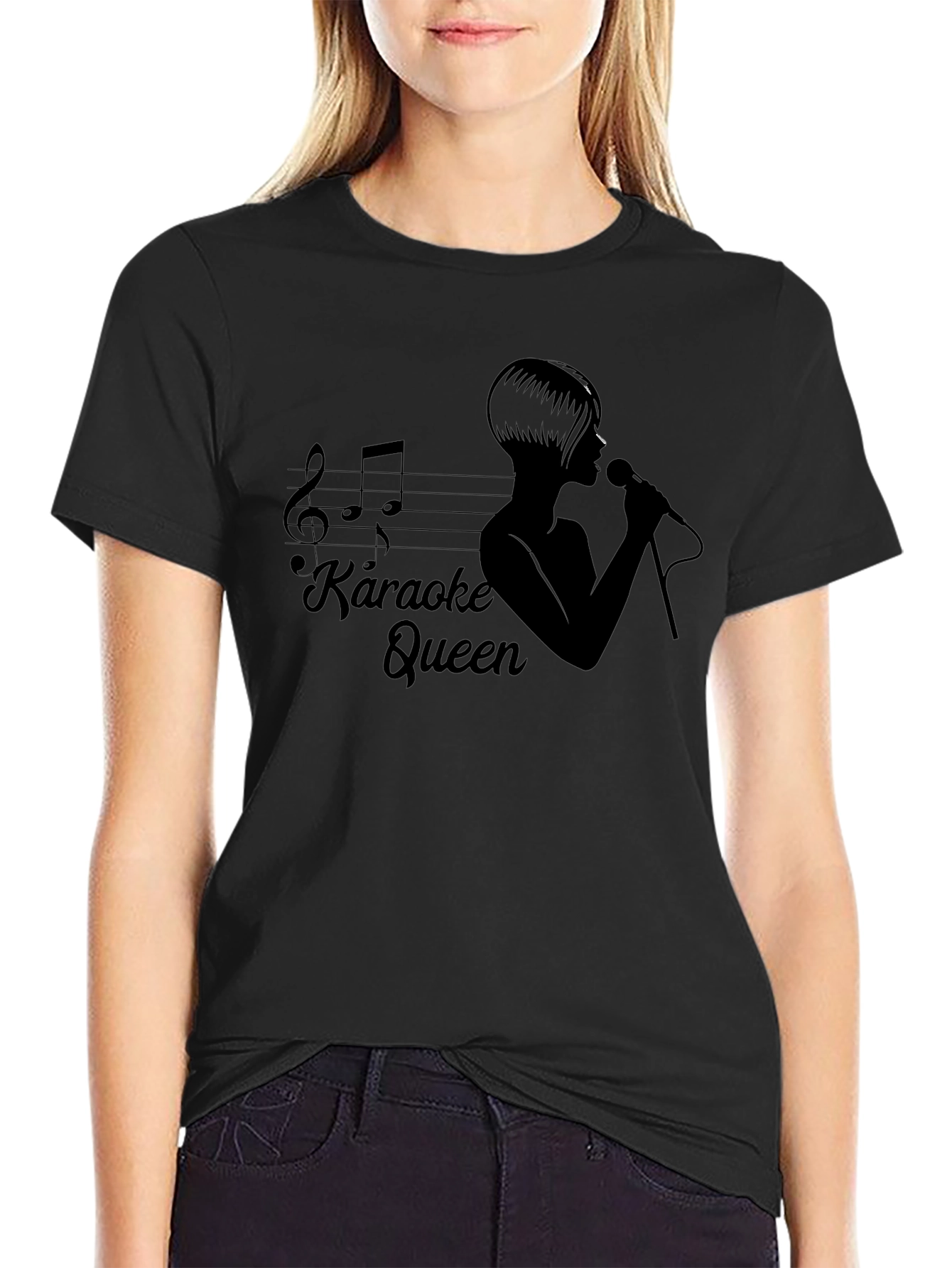 Karaoke Queen T-Shirt - Sing Your Heart Out!