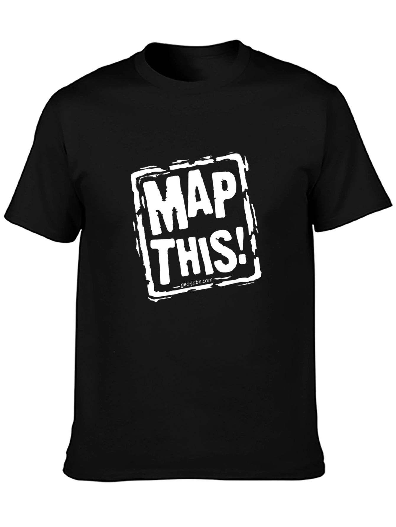 Map This! Black Graphic T-Shirt