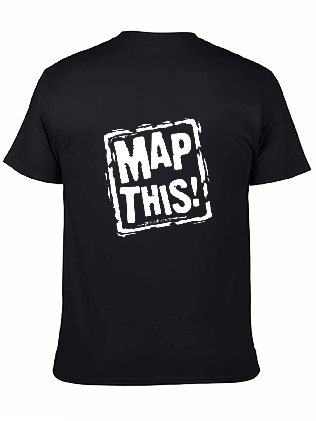 Map This! Black Graphic T-Shirt