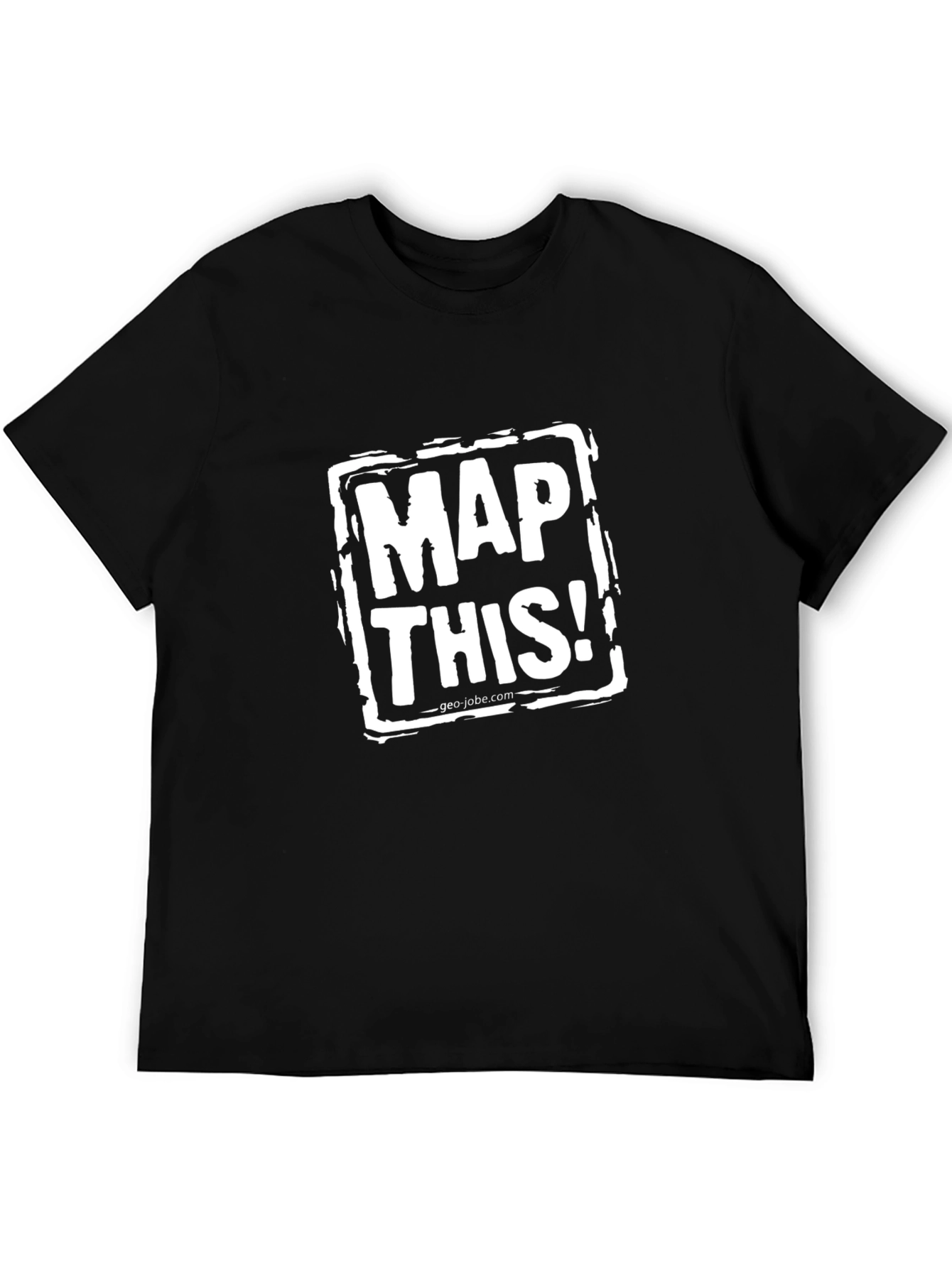 Map This! Black Graphic T-Shirt