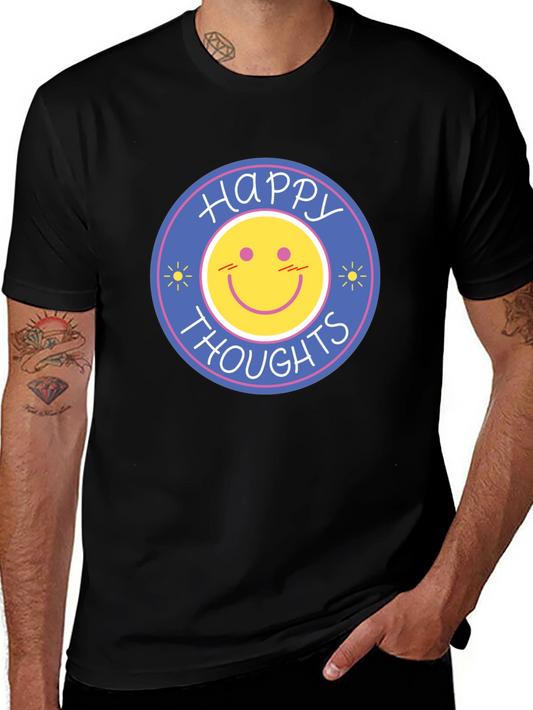 Happy Thoughts Graphic T-Shirt - Black