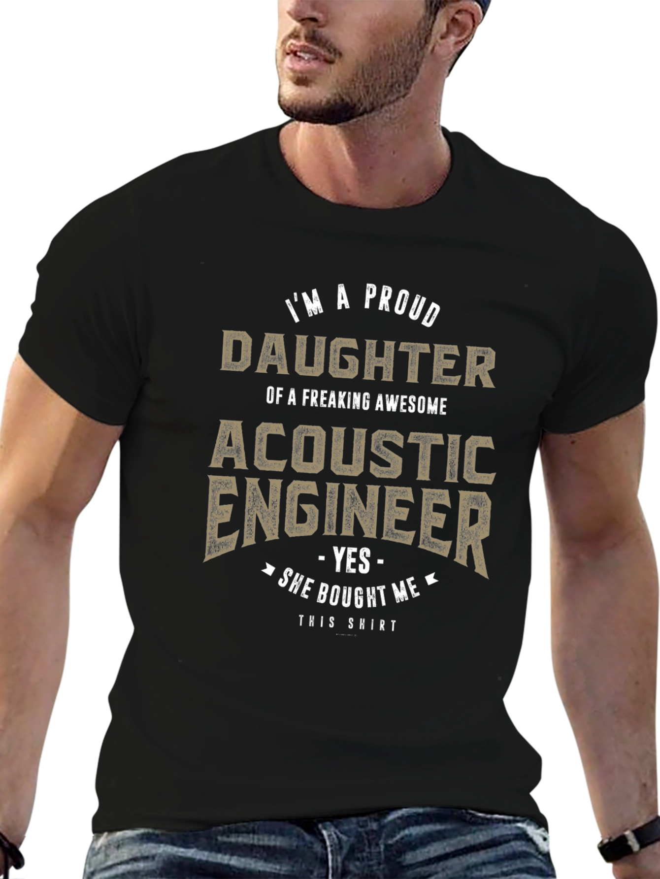 Proud Daughter of Acoustic Engineer Graphic Tee