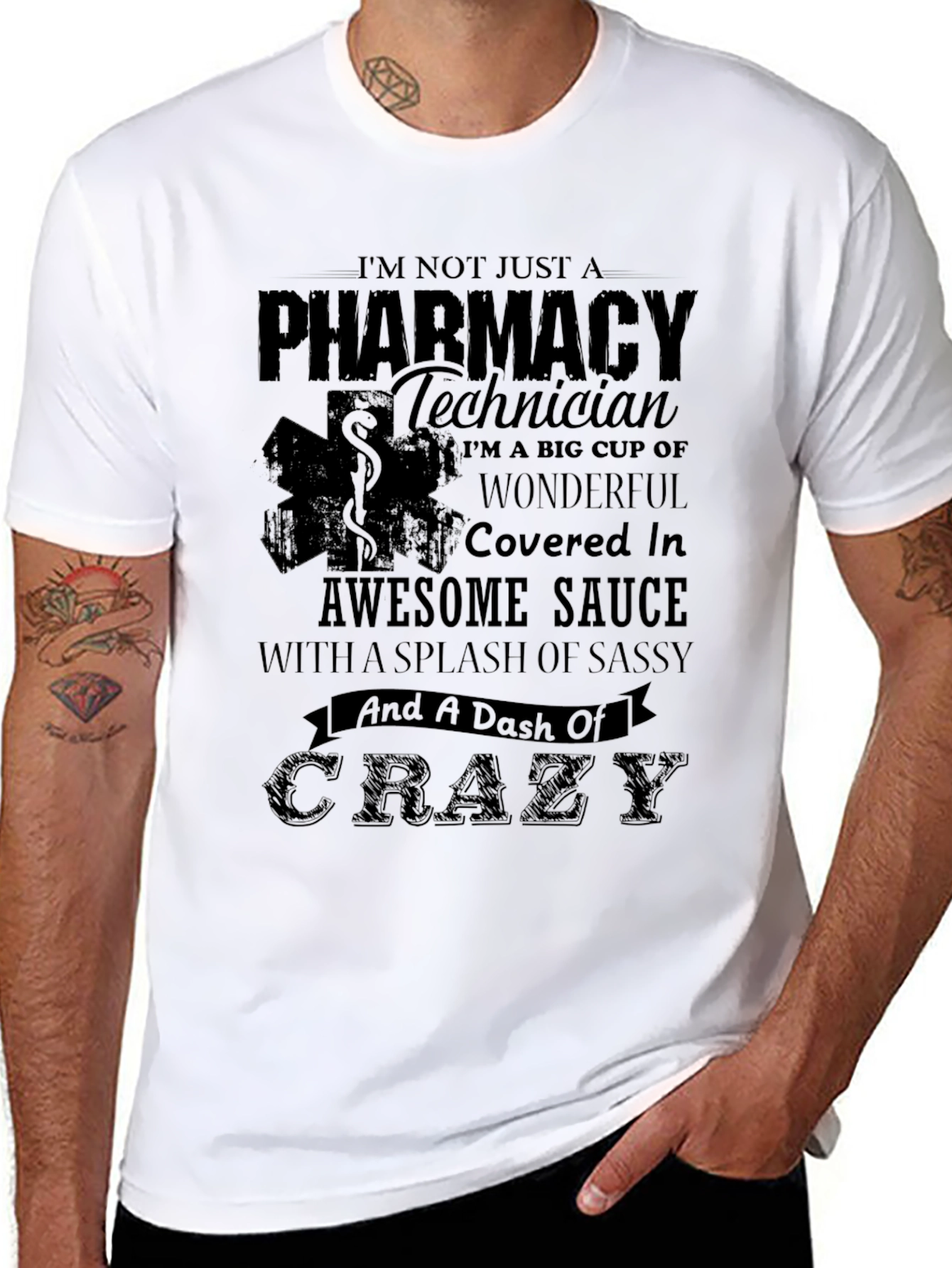 Pharmacy Technician Crazy T-Shirt
