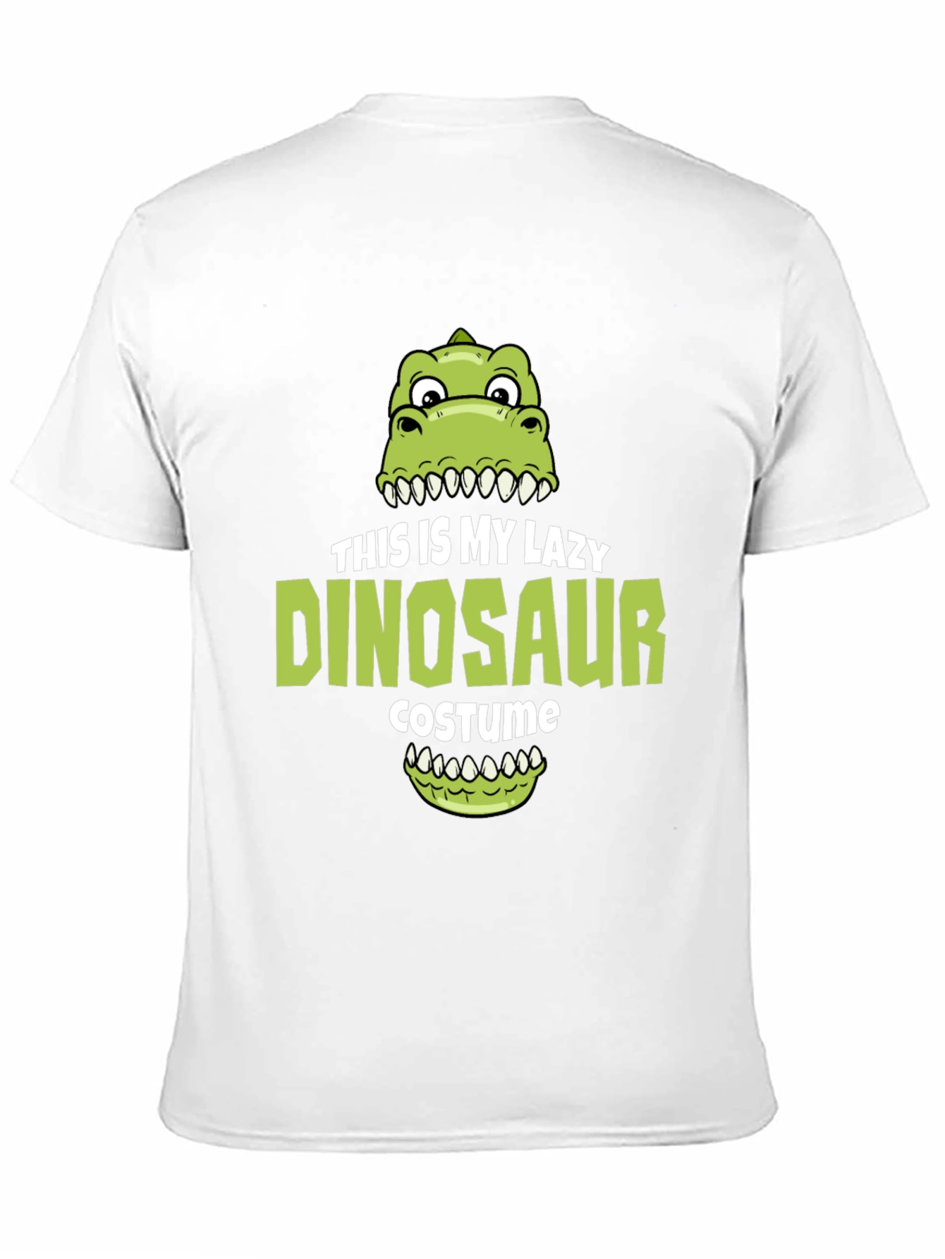 Lazy Dinosaur Costume T-Shirt Funny Halloween