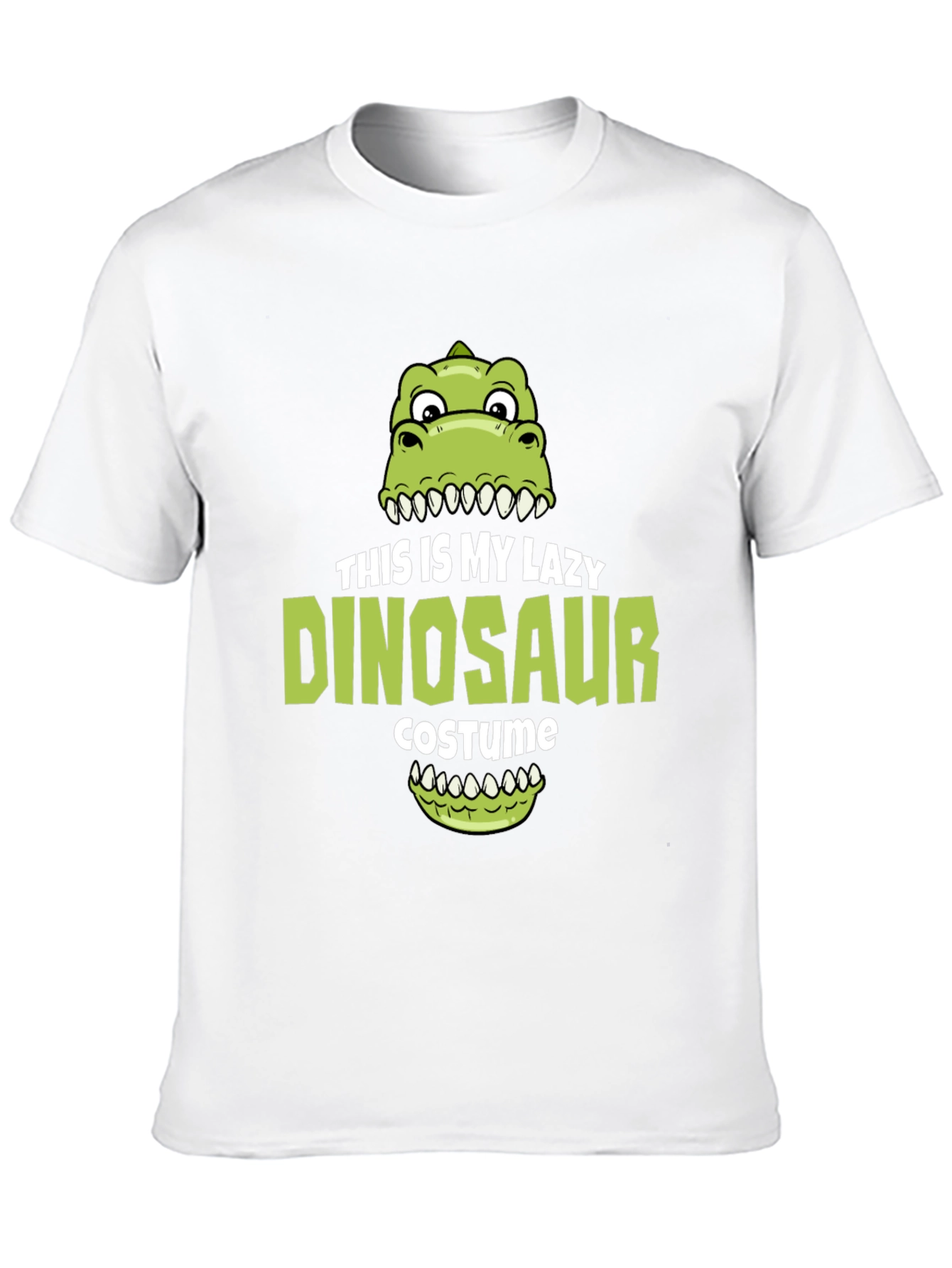 Lazy Dinosaur Costume T-Shirt Funny Halloween
