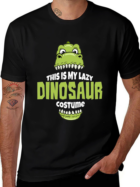 Lazy Dinosaur Costume T-Shirt Funny Halloween