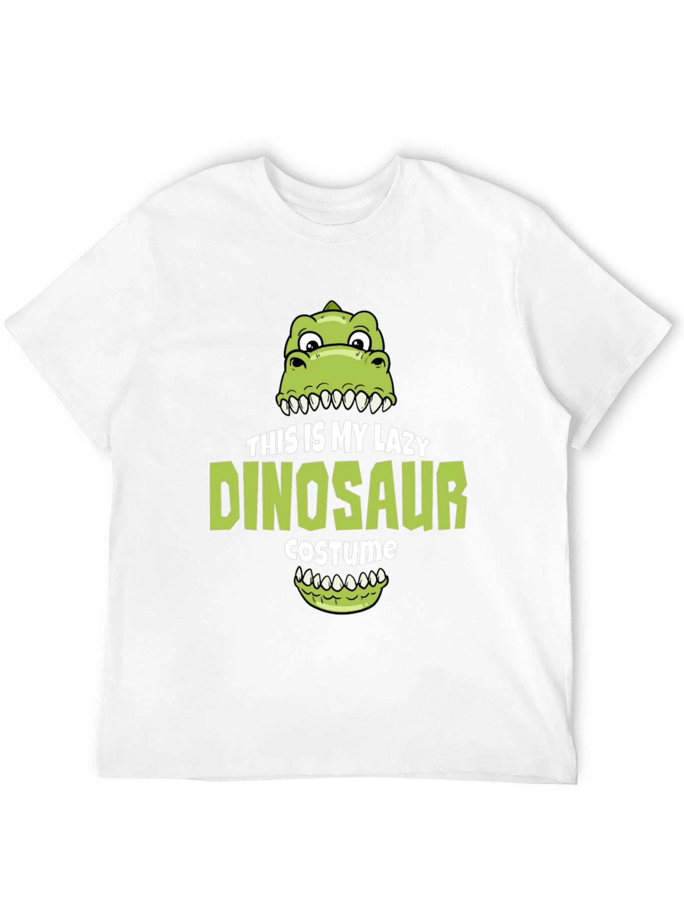 Lazy Dinosaur Costume T-Shirt Funny Halloween