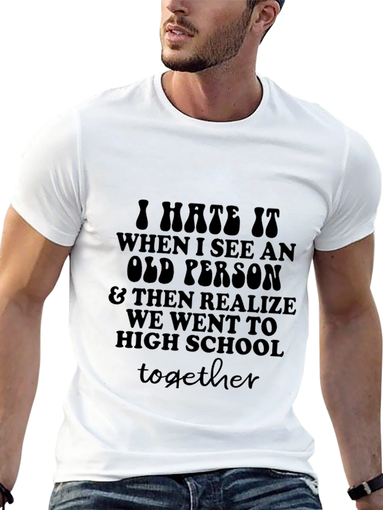Humorous High School Graphic T-Shirt