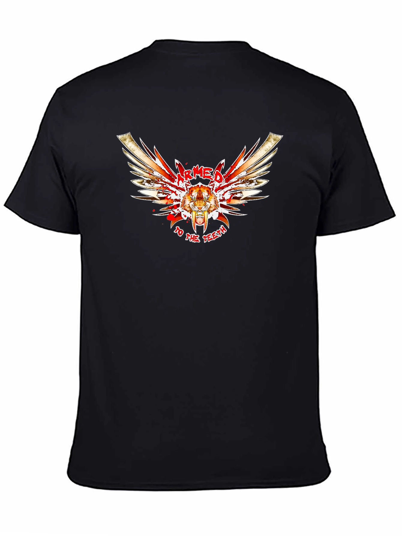 Armed to the Teeth Graphic Tee - Black