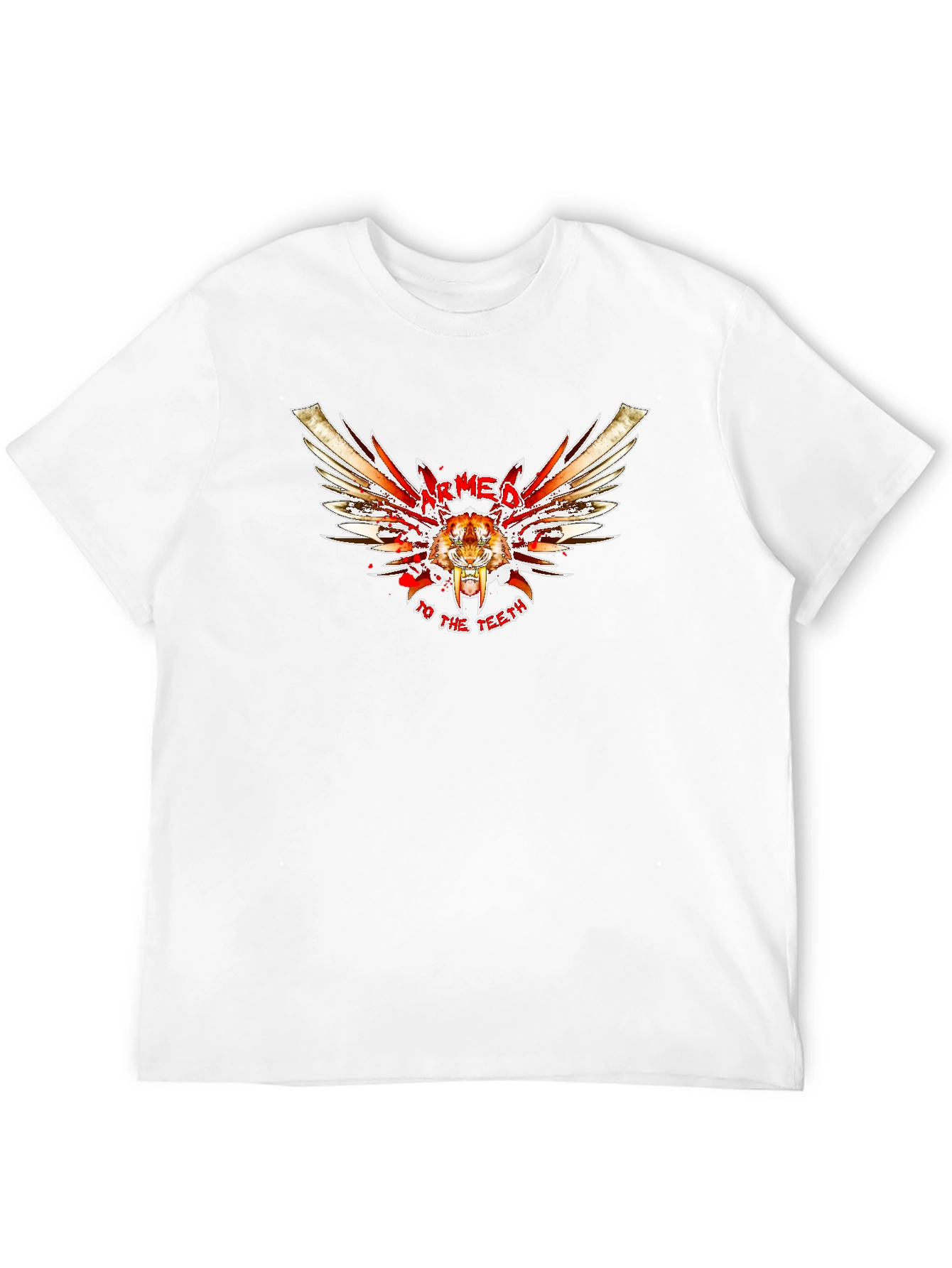 Armed to the Teeth Graphic Tee - Black