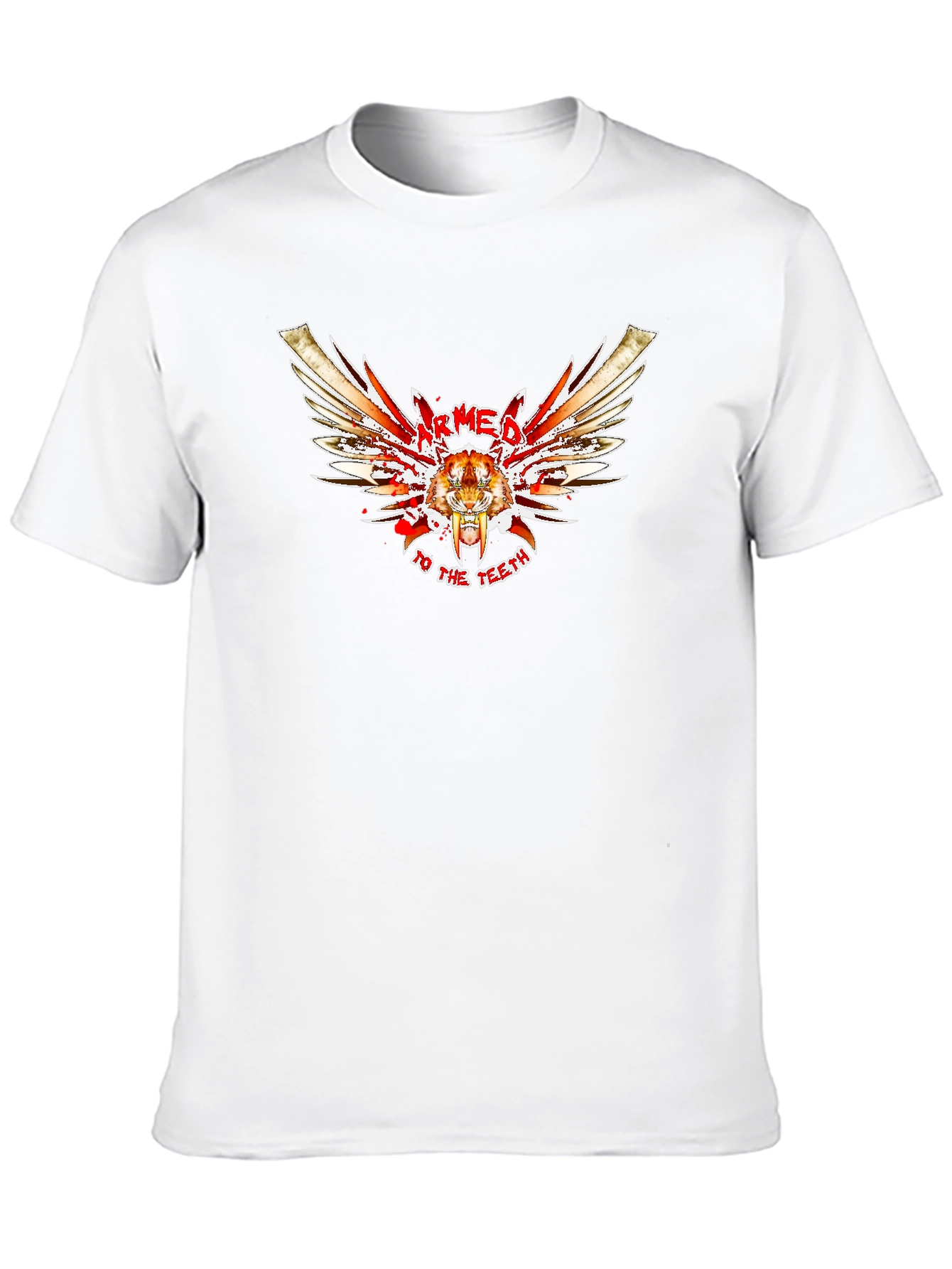 Armed to the Teeth Graphic Tee - Black
