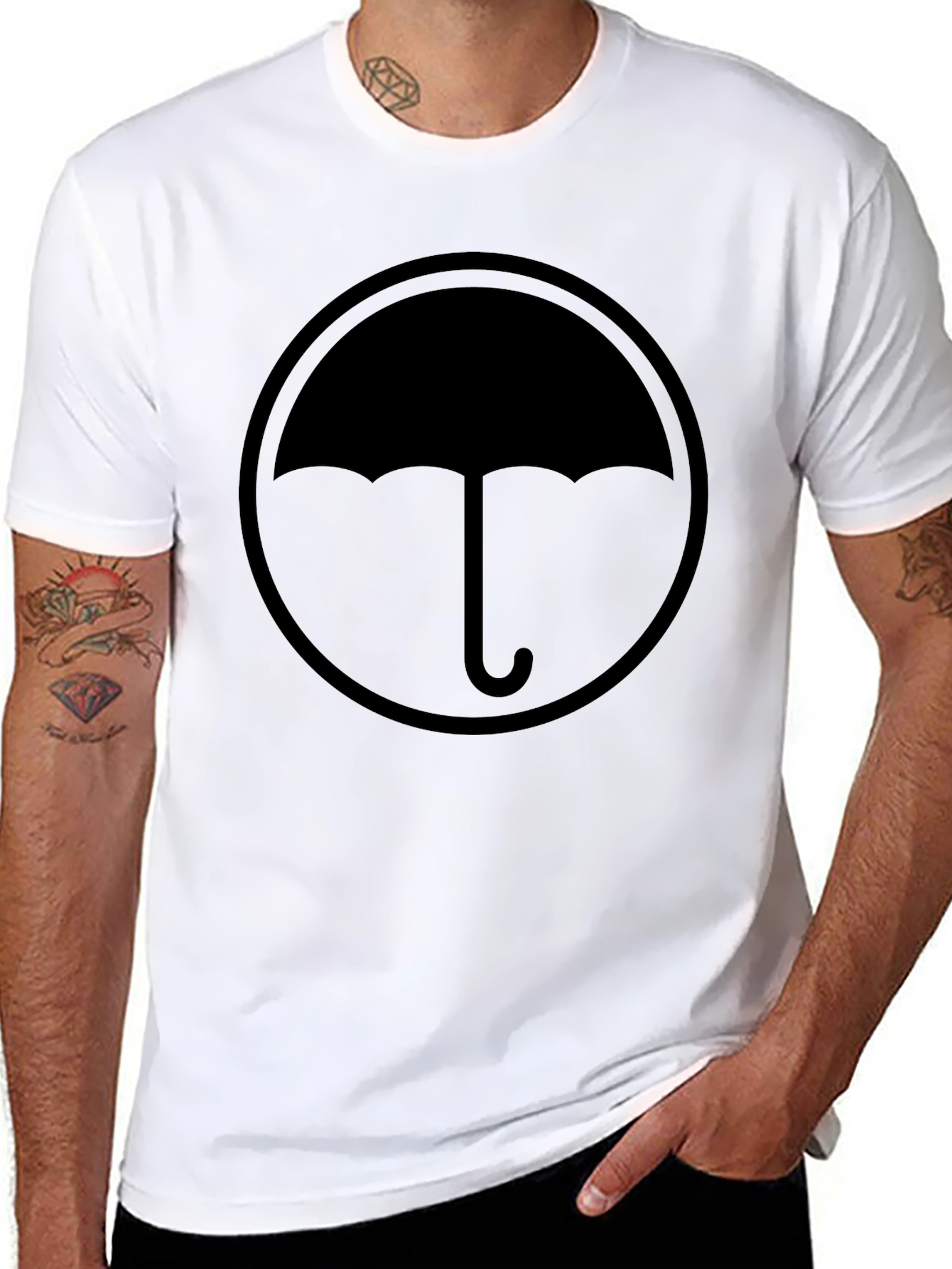 Umbrella Academy Logo Black T-Shirt