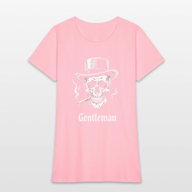 Gentleman Skull Vintage Style T-Shirt