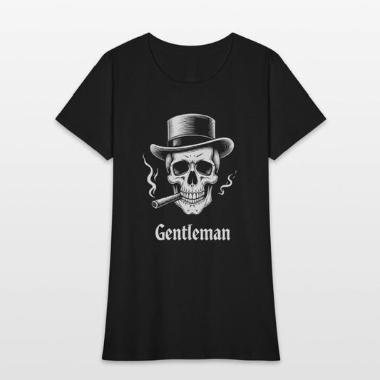 Gentleman Skull Vintage Style T-Shirt