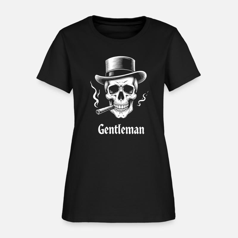 Gentleman Skull Vintage Style T-Shirt