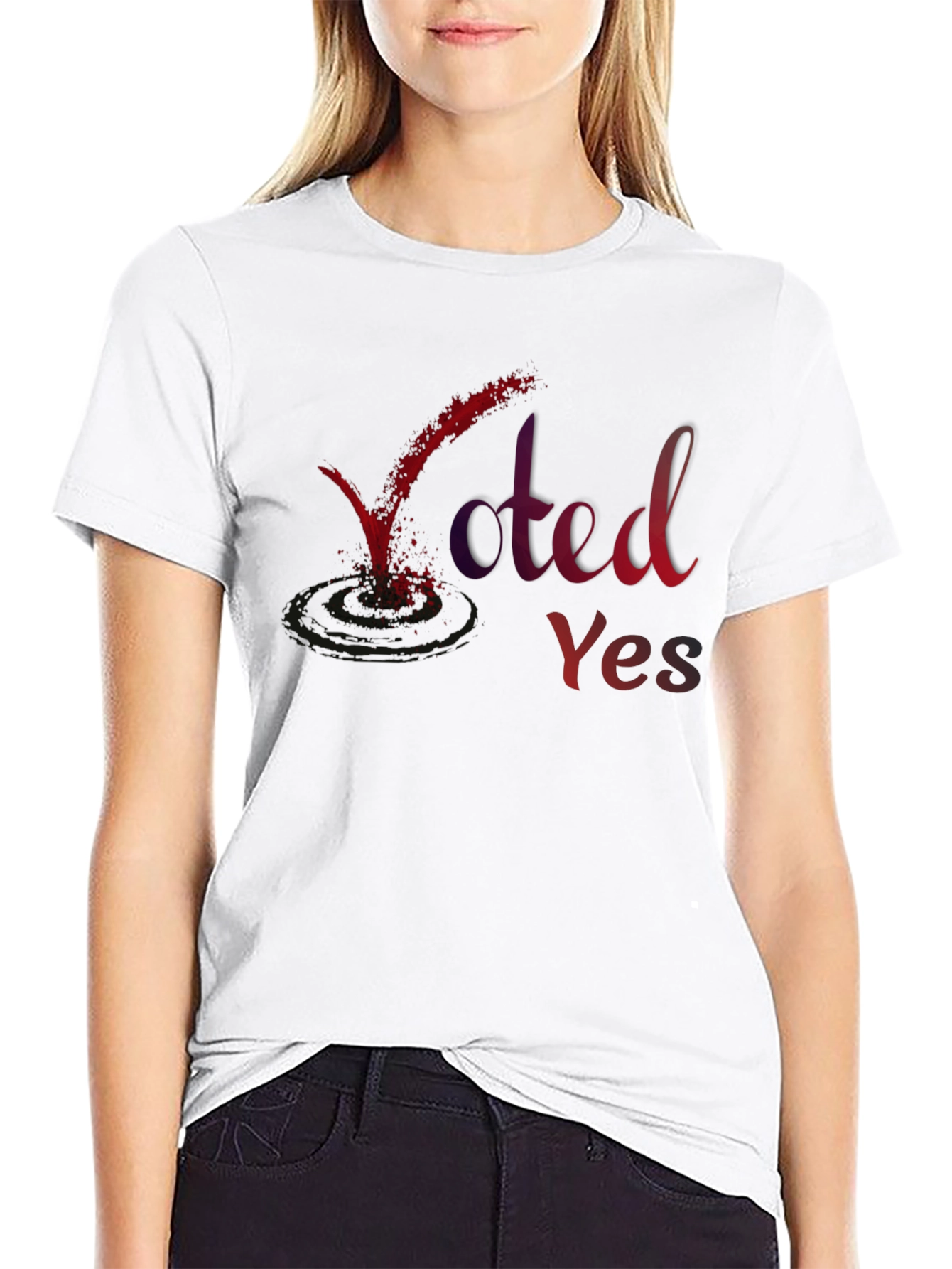 Voted Yes Graphic Tee - Express Yourself!