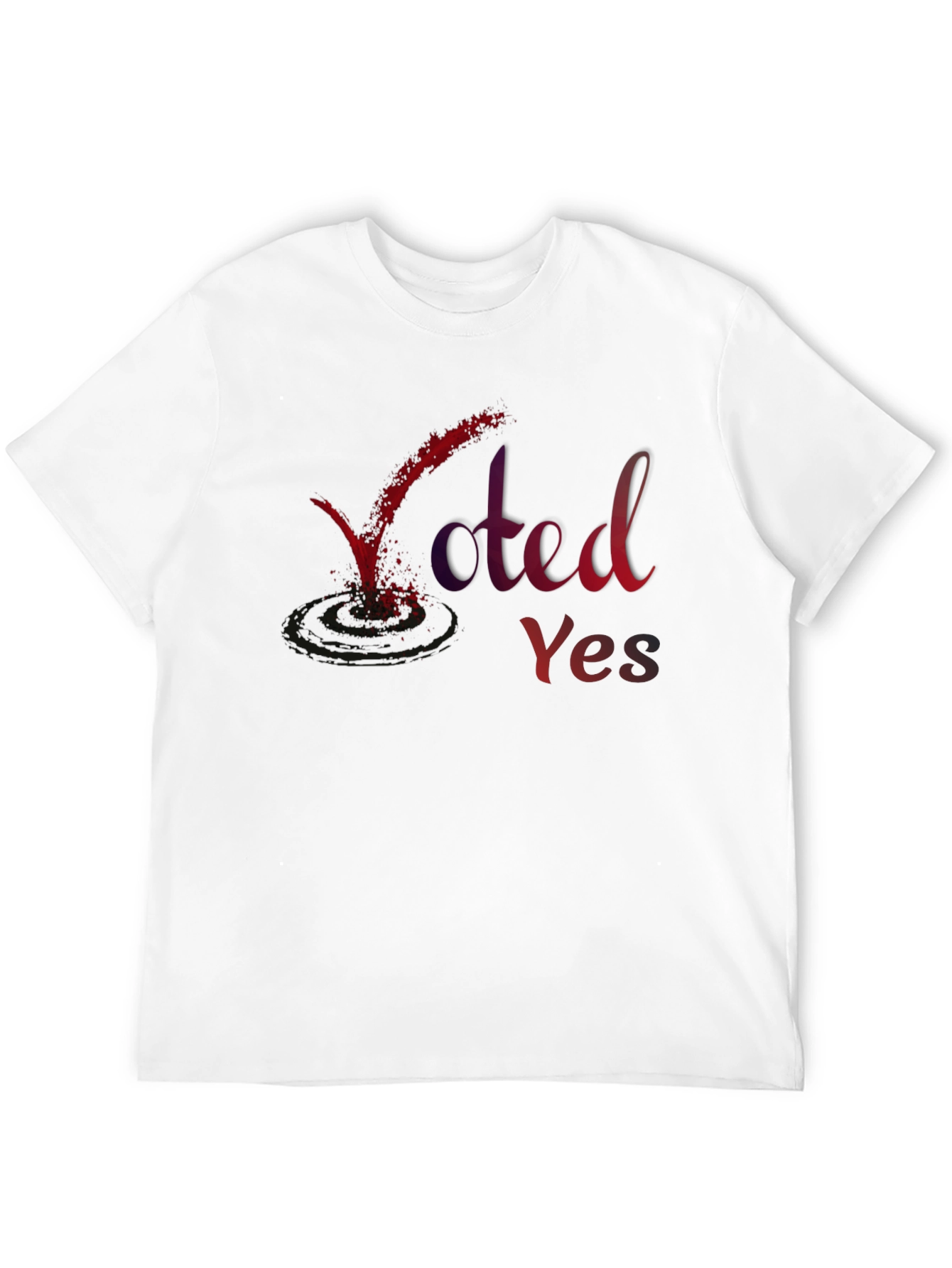 Voted Yes Graphic Tee - Express Yourself!