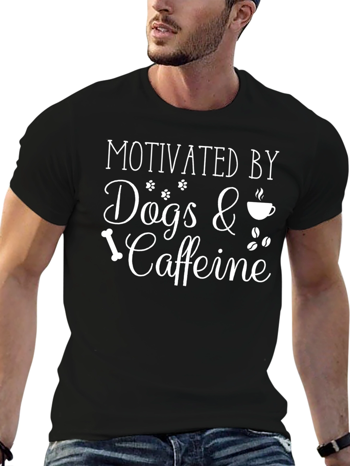 Motivated by Dogs & Caffeine T-Shirt