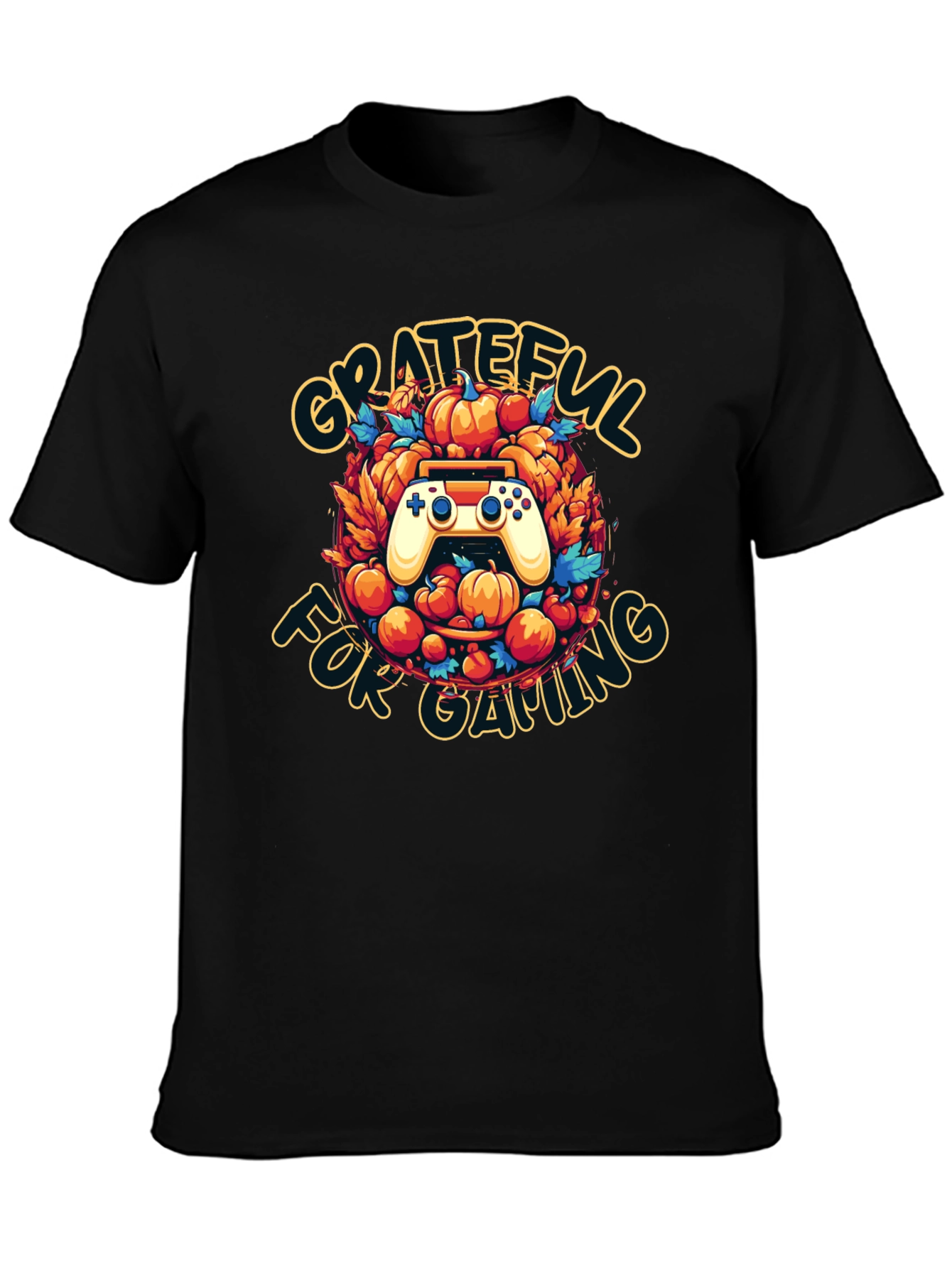 Grateful for Gaming T-Shirt - Gamer Thanksgiving Tee
