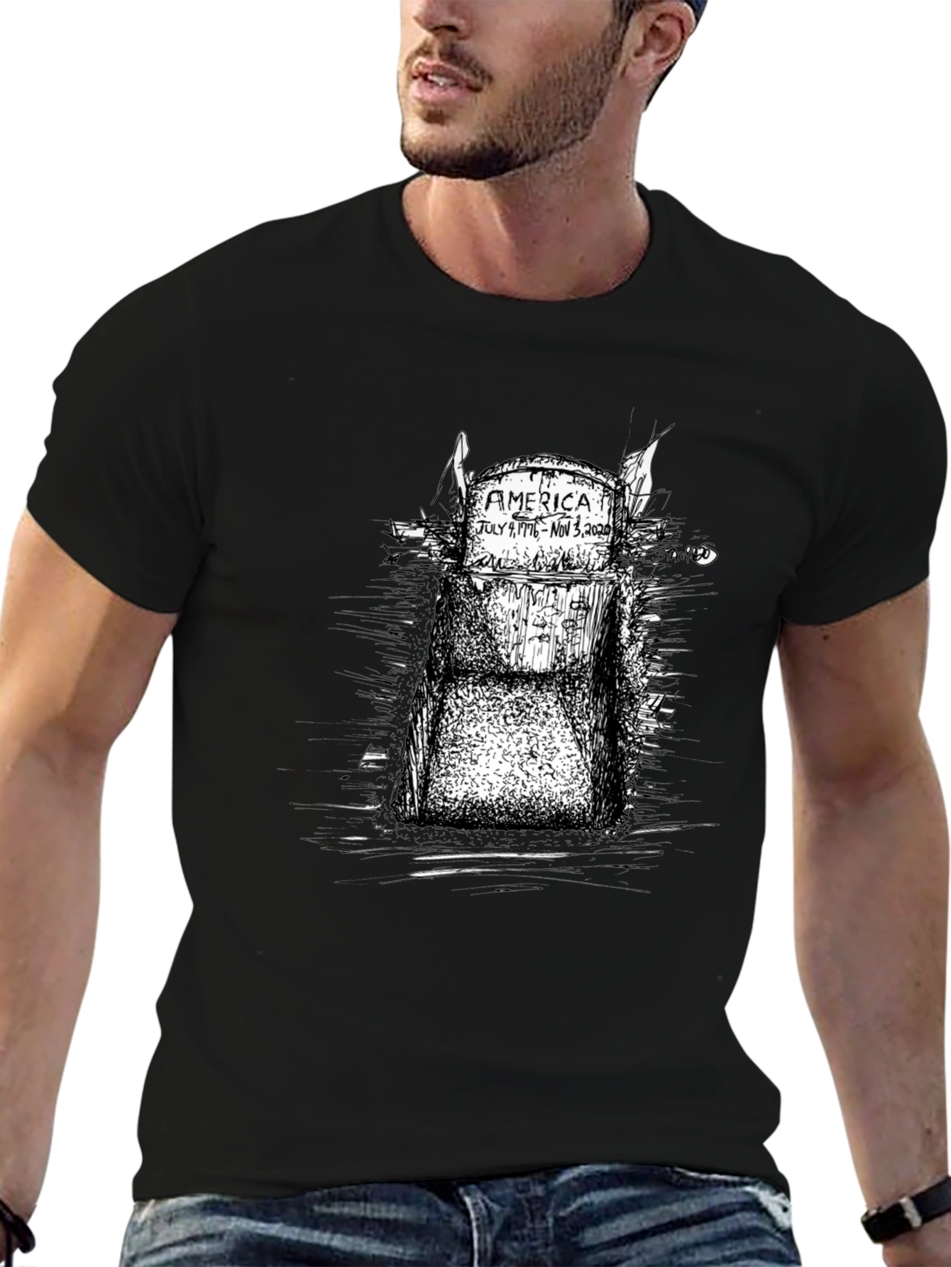 America RIP July 4th - Nov 3rd Graphic Tee