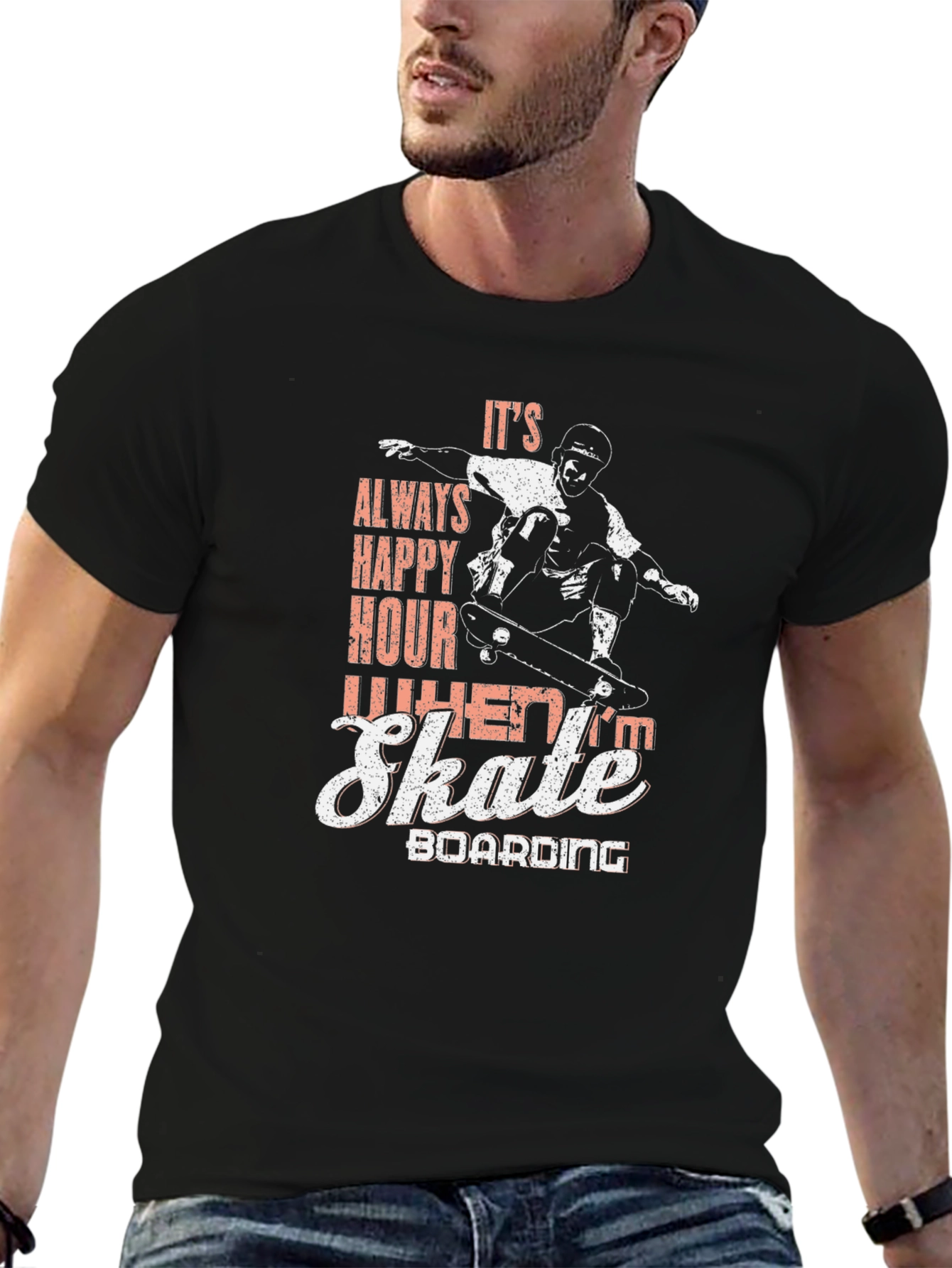 Skateboarding Happy Hour T-Shirt