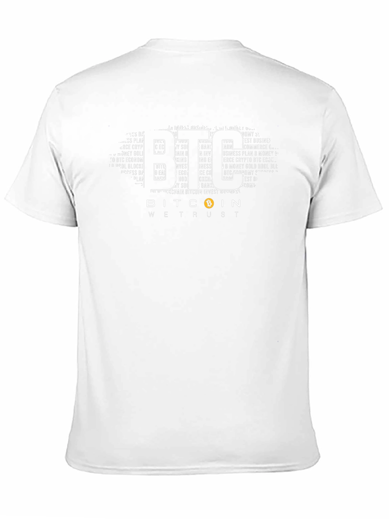 Bitcoin BTC We Trust Crypto Black T-Shirt