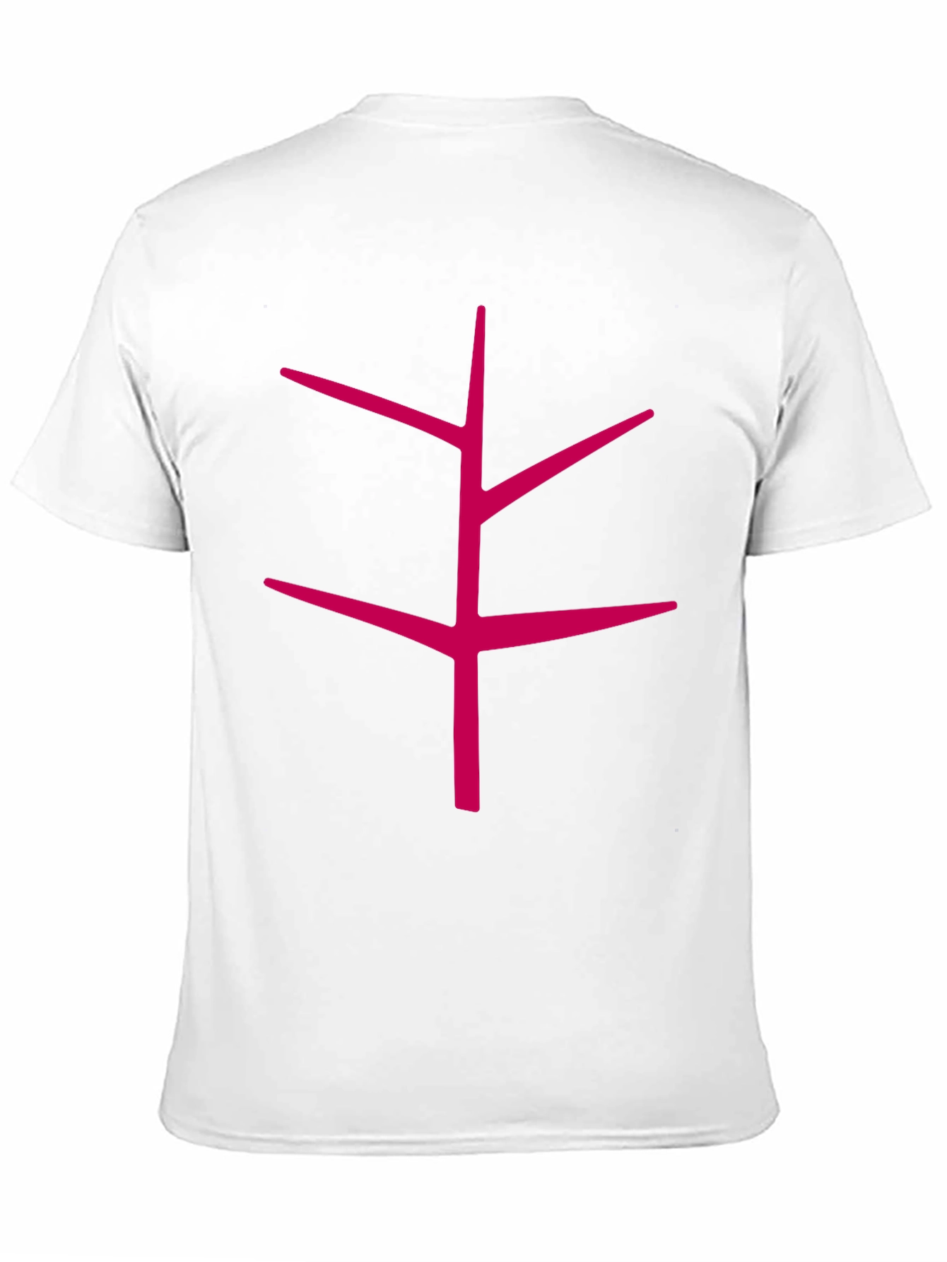 Modern Tree Branch Graphic Black T-Shirt
